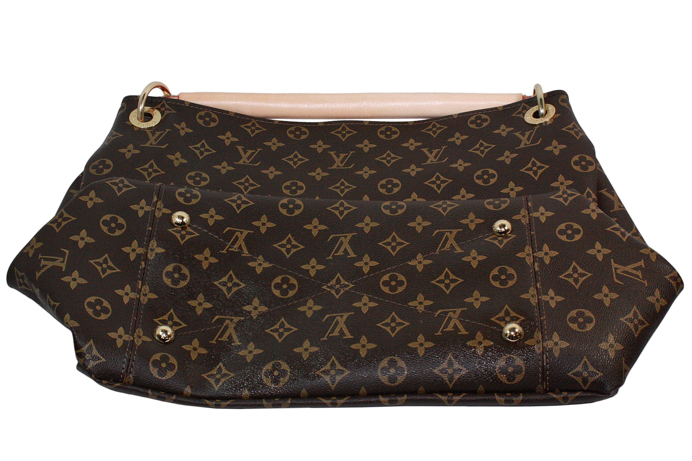 Louis Vuitton Artsy Hobo Braided Brown Leather Monogram Shoulder Bag 1