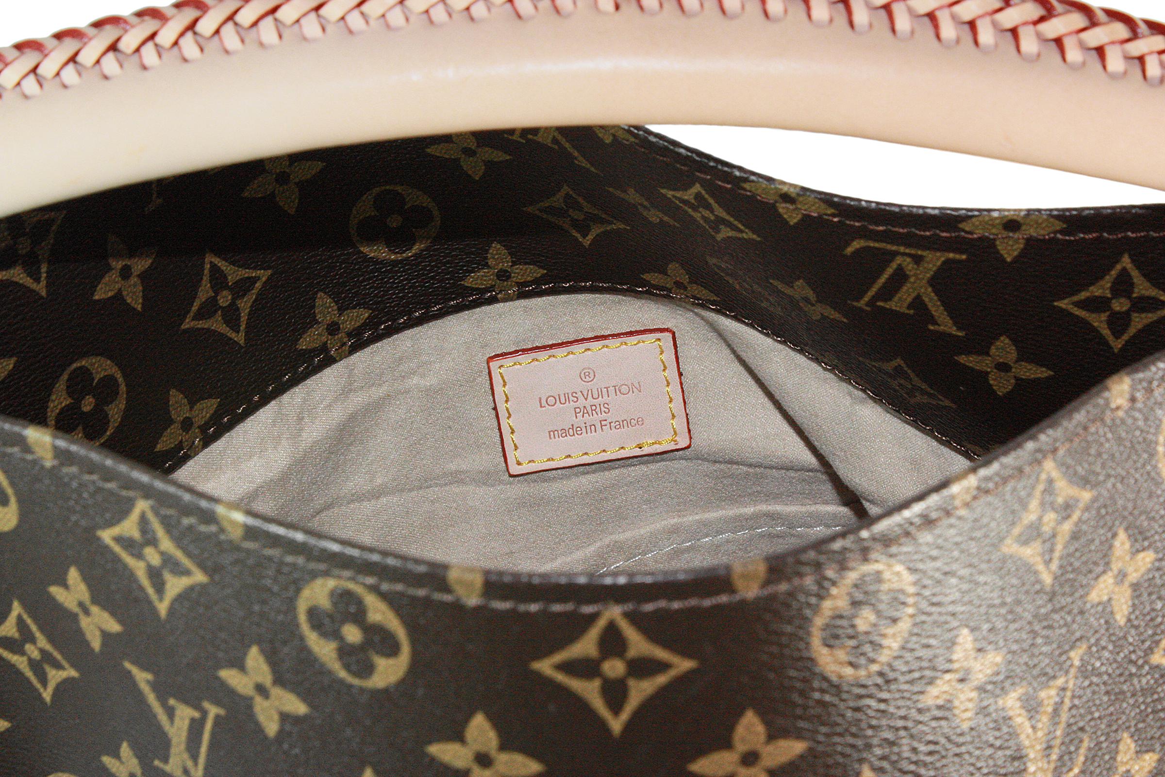 Louis Vuitton Artsy Hobo Braided Brown Leather Monogram Shoulder Bag 2
