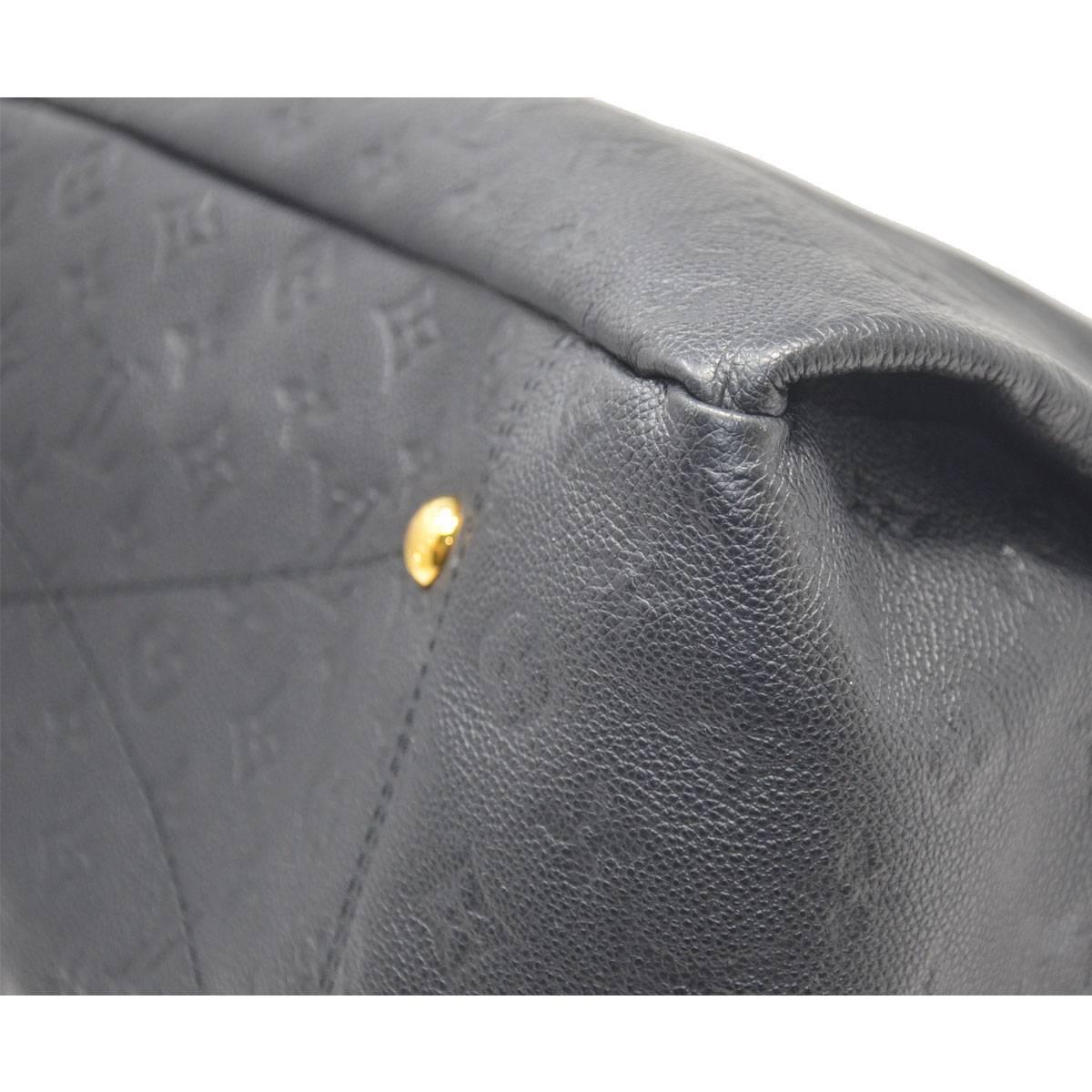 Louis Vuitton Artsy MM Black Empreinte Monogram Shoulder Bag 2