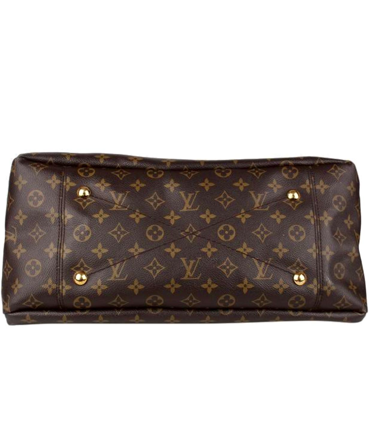 Louis Vuitton Artsy MM Brown Monogram Canvas Hobo Shoulder Bag, Great condition In Good Condition In New York, NY