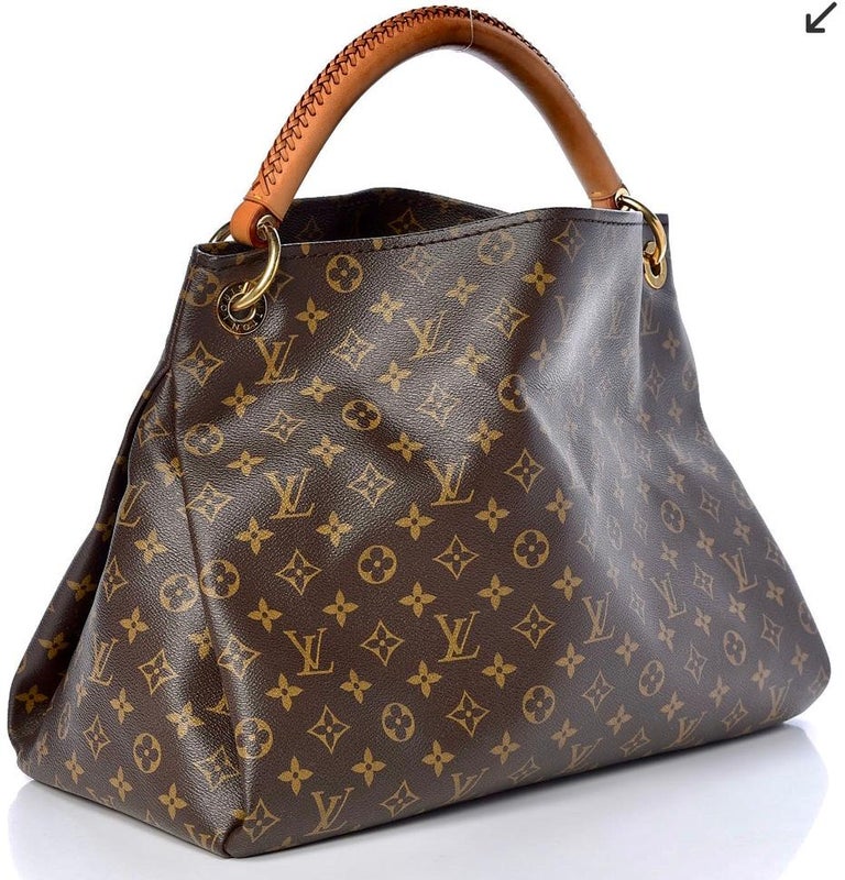 Artsy leather handbag Louis Vuitton Brown in Leather - 37706881