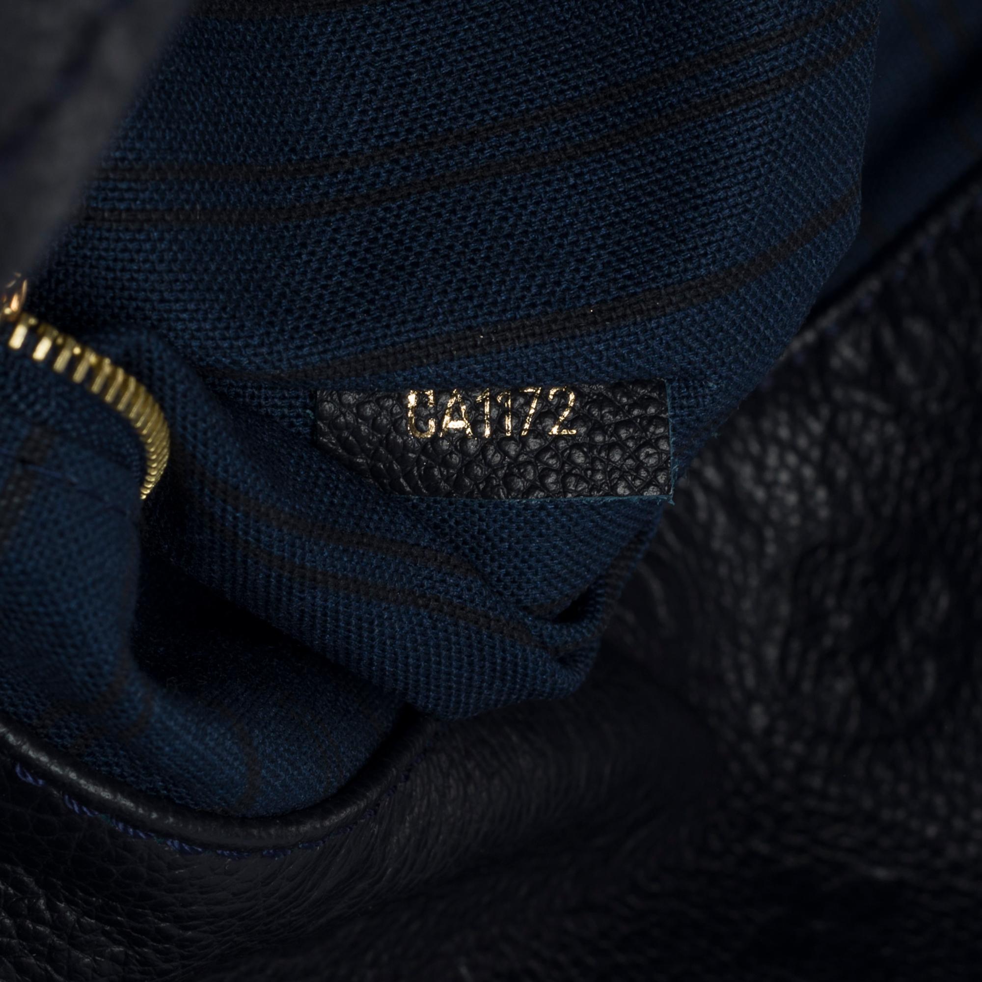 Louis Vuitton Artsy MM Hobo bag in dark blue monogram calfskin leather, GHW 3