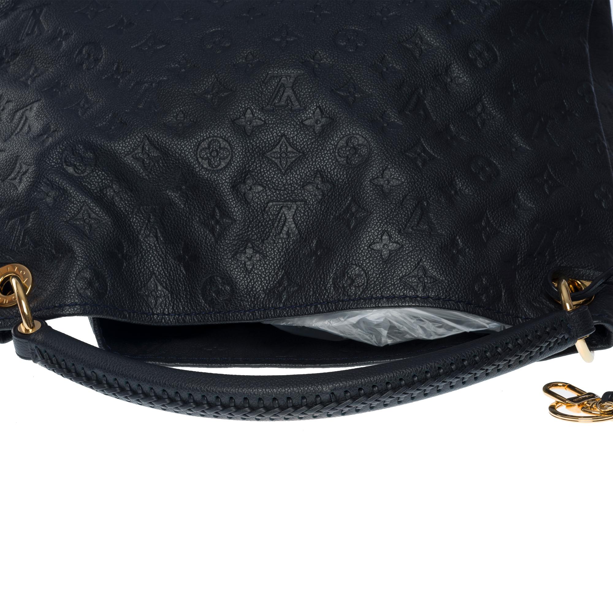 Louis Vuitton Artsy MM Hobo bag in dark blue monogram calfskin leather, GHW 4