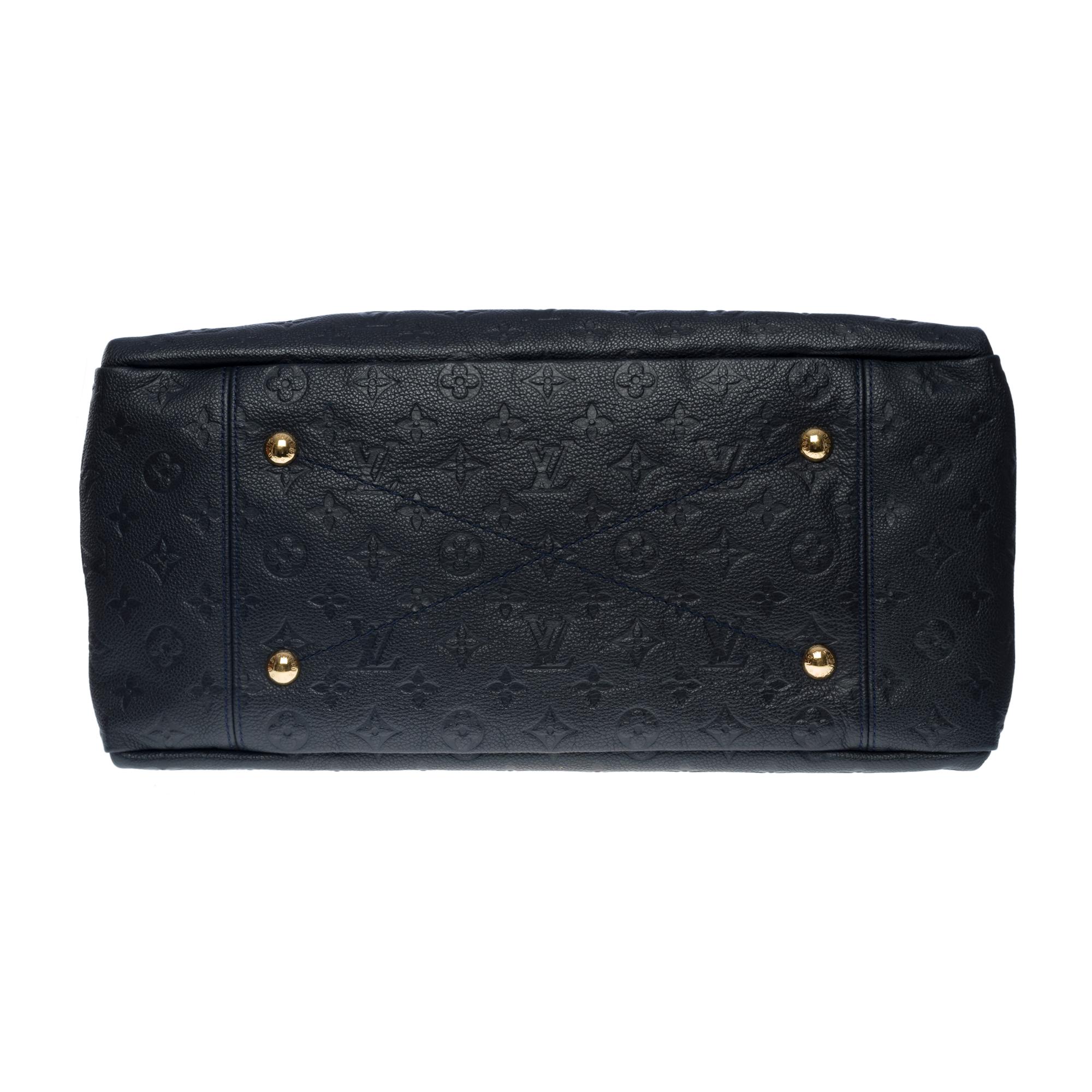 Louis Vuitton Artsy MM Hobo bag in dark blue monogram calfskin leather, GHW 5