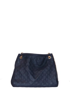Louis Vuitton Artsy MM Monogram Empreinte Navy and Red Tote Bag