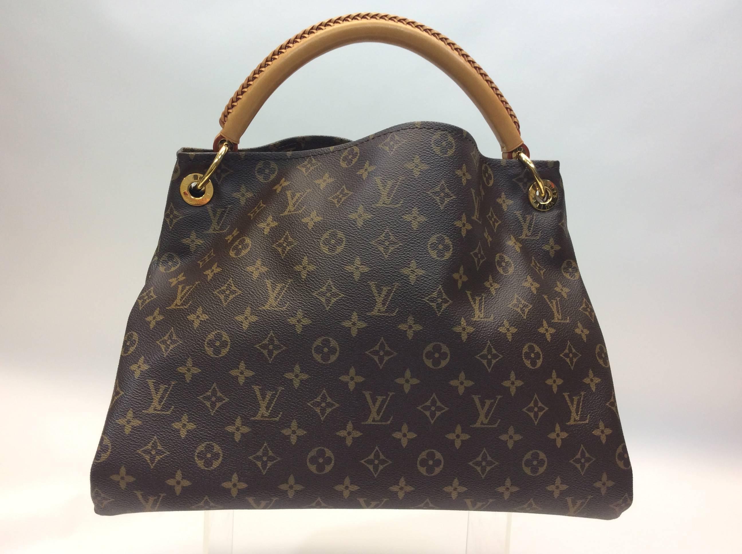 Black Louis Vuitton Artsy MM Tote For Sale