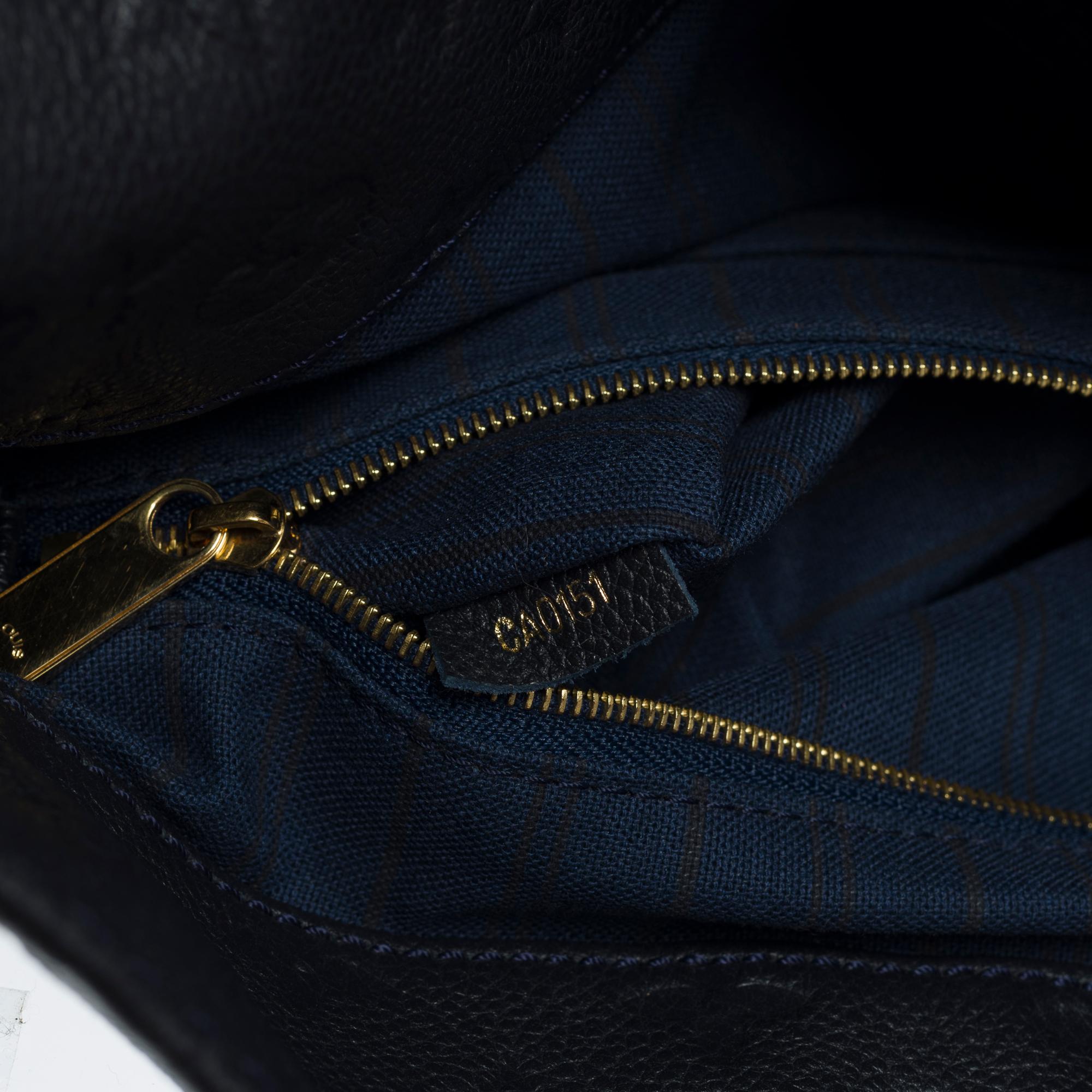 Louis Vuitton Artsy MM Hobo bag in dark blue monogram calfskin leather, GHW 1