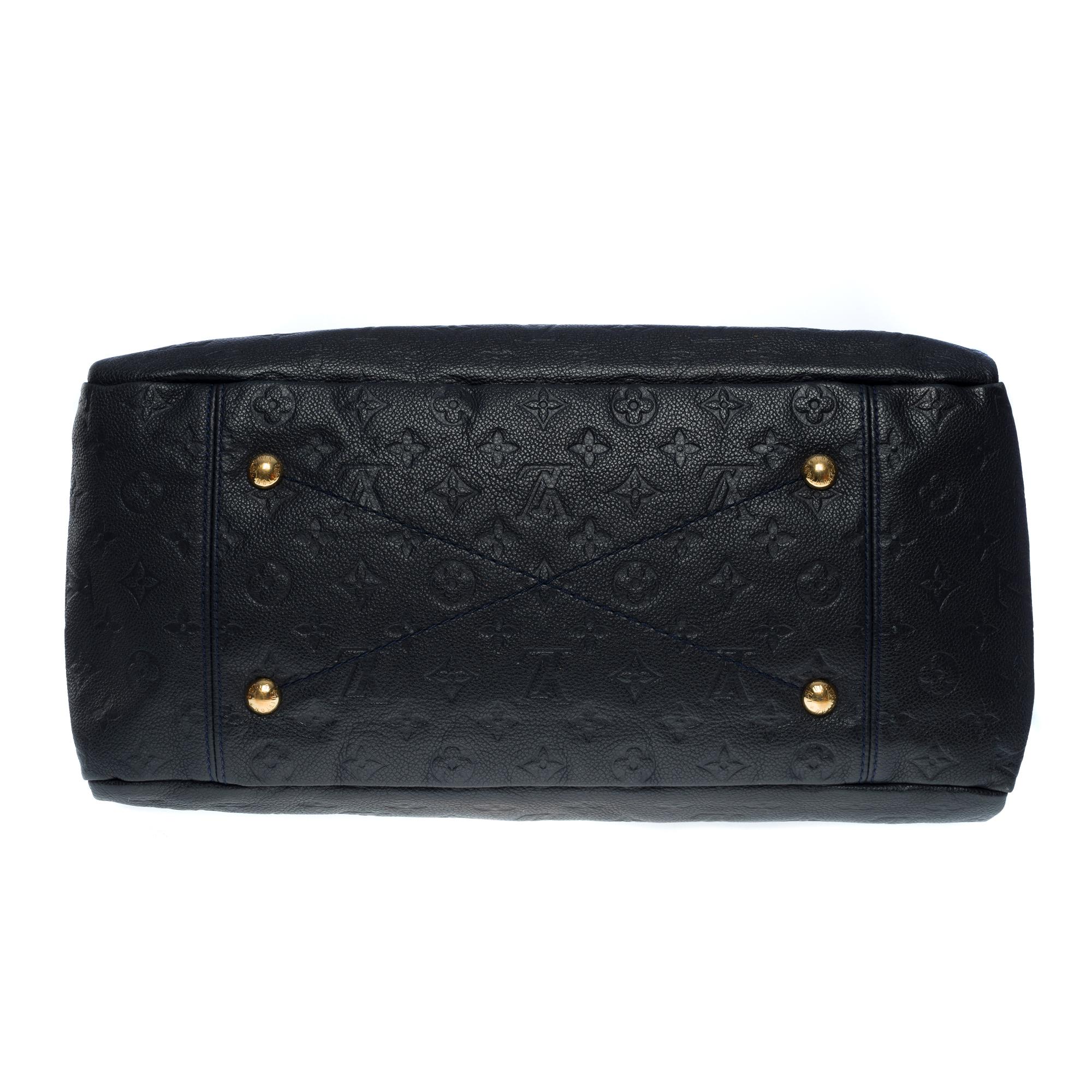 Louis Vuitton Artsy MM Hobo bag in dark blue monogram calfskin leather, GHW 5