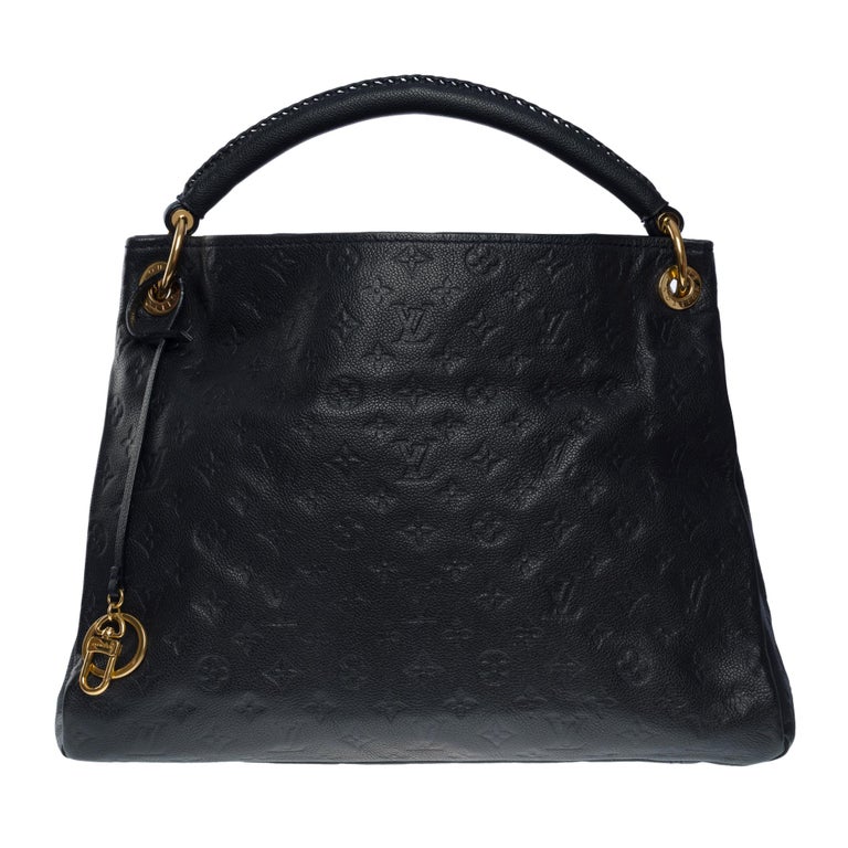 Louis Vuitton Artsy MM Hobo bag in dark blue monogram calfskin leather, GHW  For Sale at 1stDibs