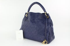 Louis Vuitton Artsy (Ultra Rare) Empreinte Orage Mm Braid 4lz0116 Blue Hobo Bag