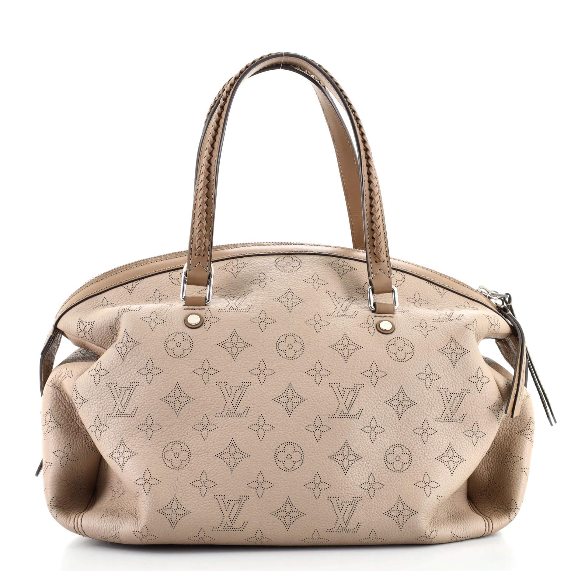 Louis Vuitton Asteria Handtasche Mahina Leder (Braun)
