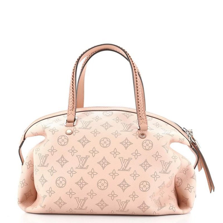 bag]Original Quality LV Asteria Mahina Leather Galet Bag