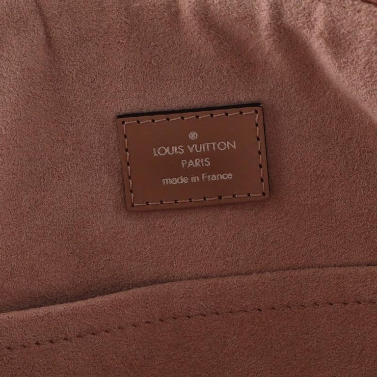 Auth Louis Vuitton Asteria Handbag Mahina Leather