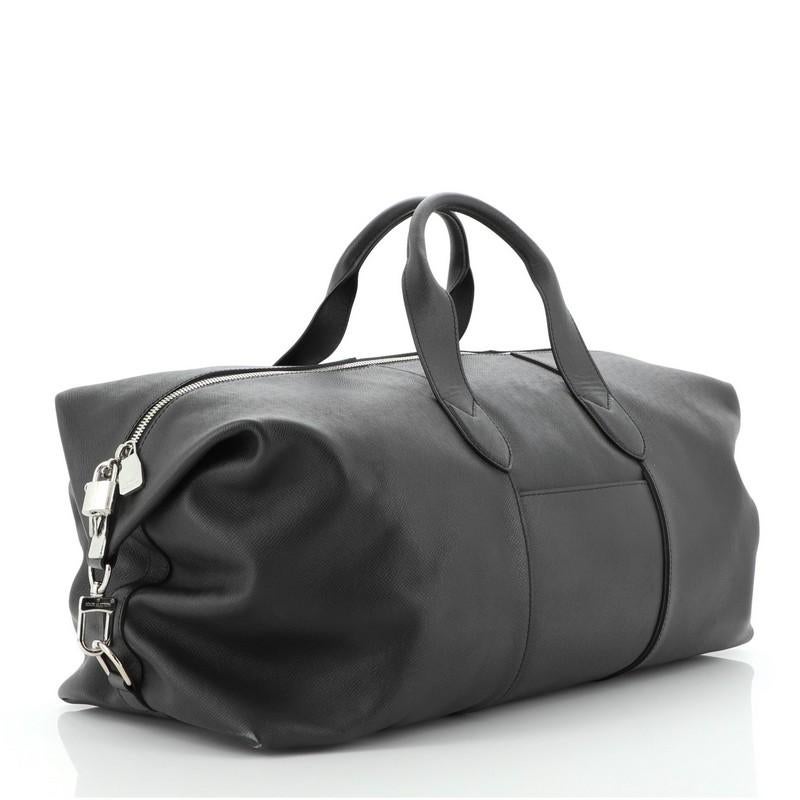 Louis Vuitton Astralis Tasche Taiga Leder 50 (Schwarz)
