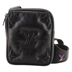 Louis Vuitton Asymmetrical Sling Bag Monogram Embossed Puffy Lambskin