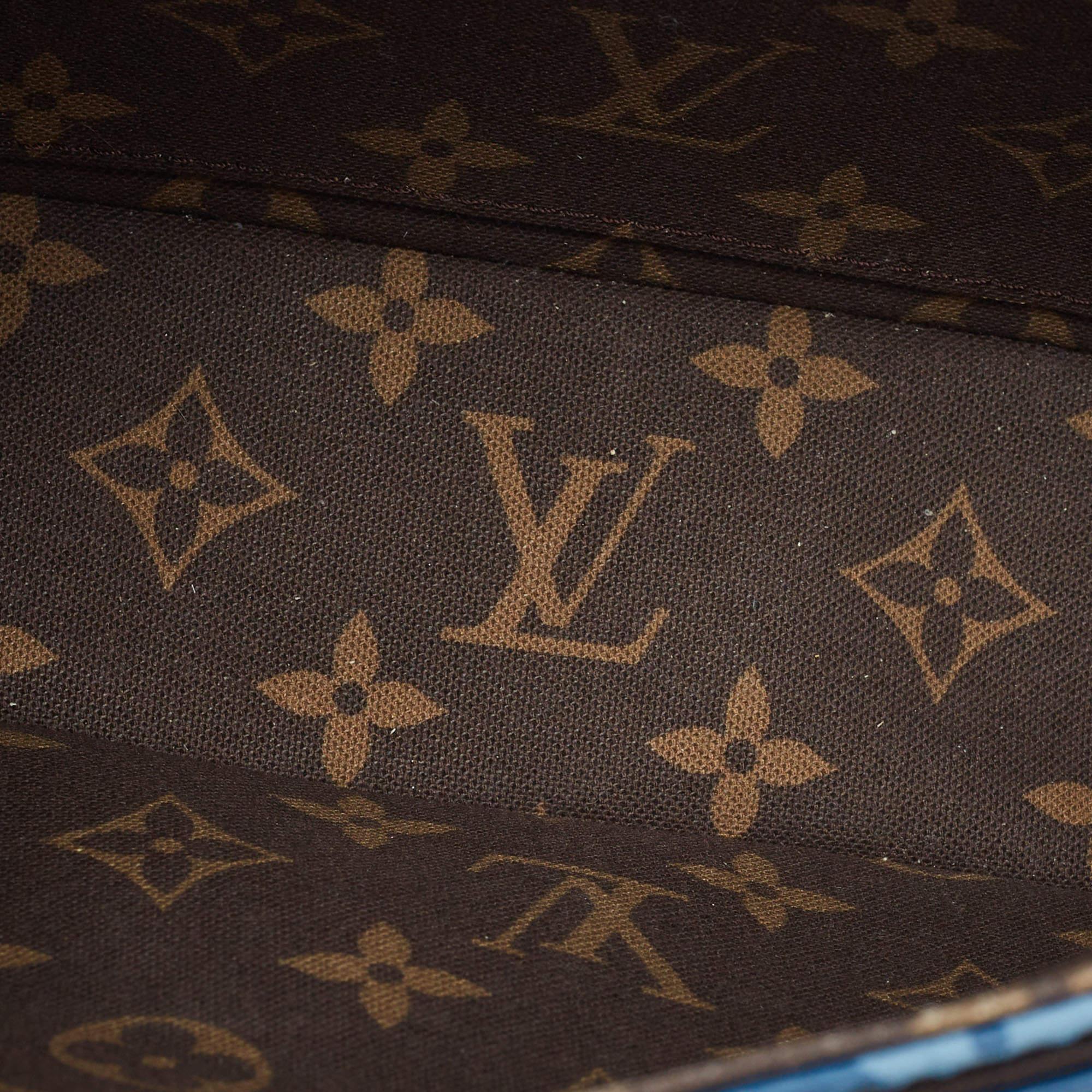 Louis Vuitton Atlantic Blue Canvas District PM Bag 6