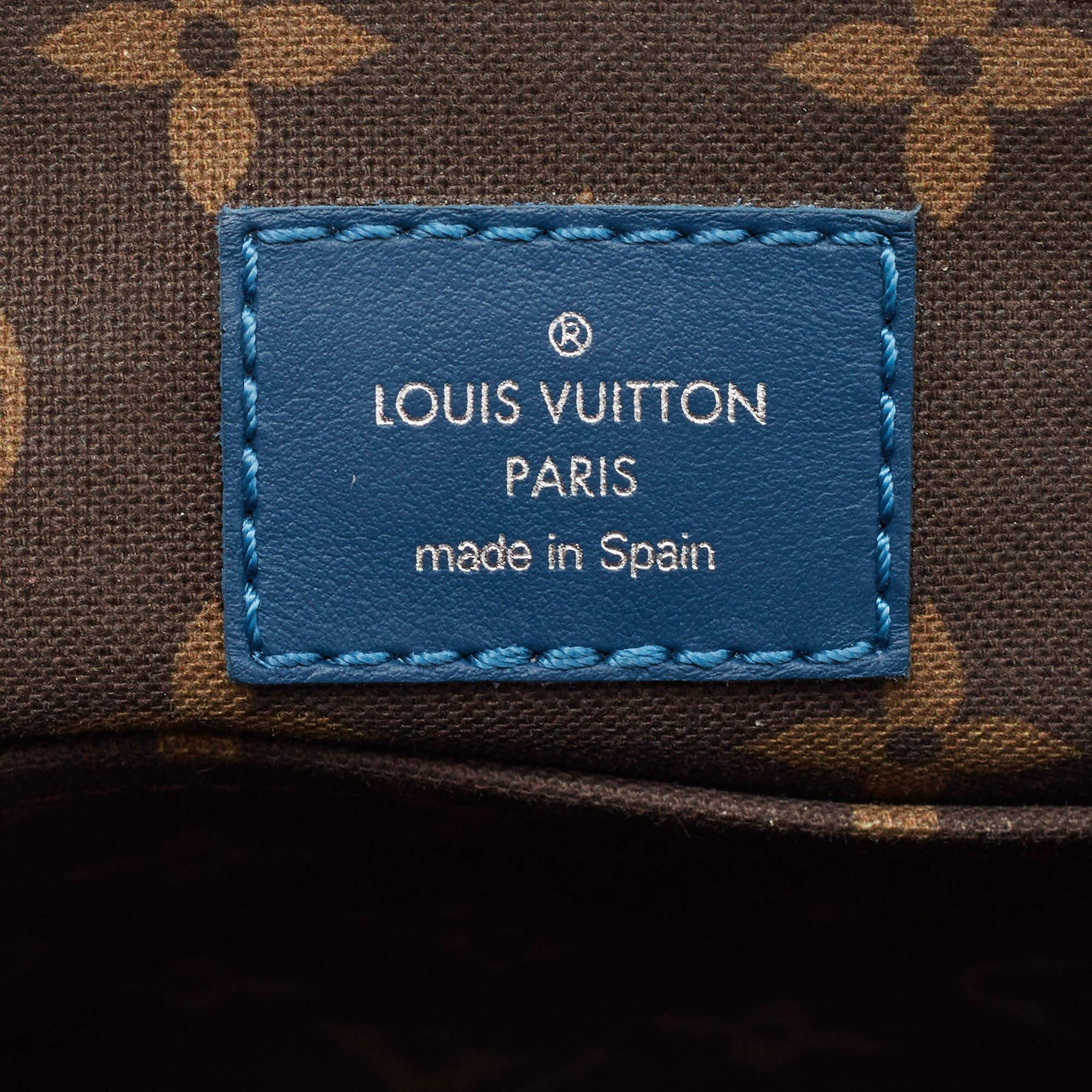 Louis Vuitton Atlantic Blue Canvas District PM Bag 5