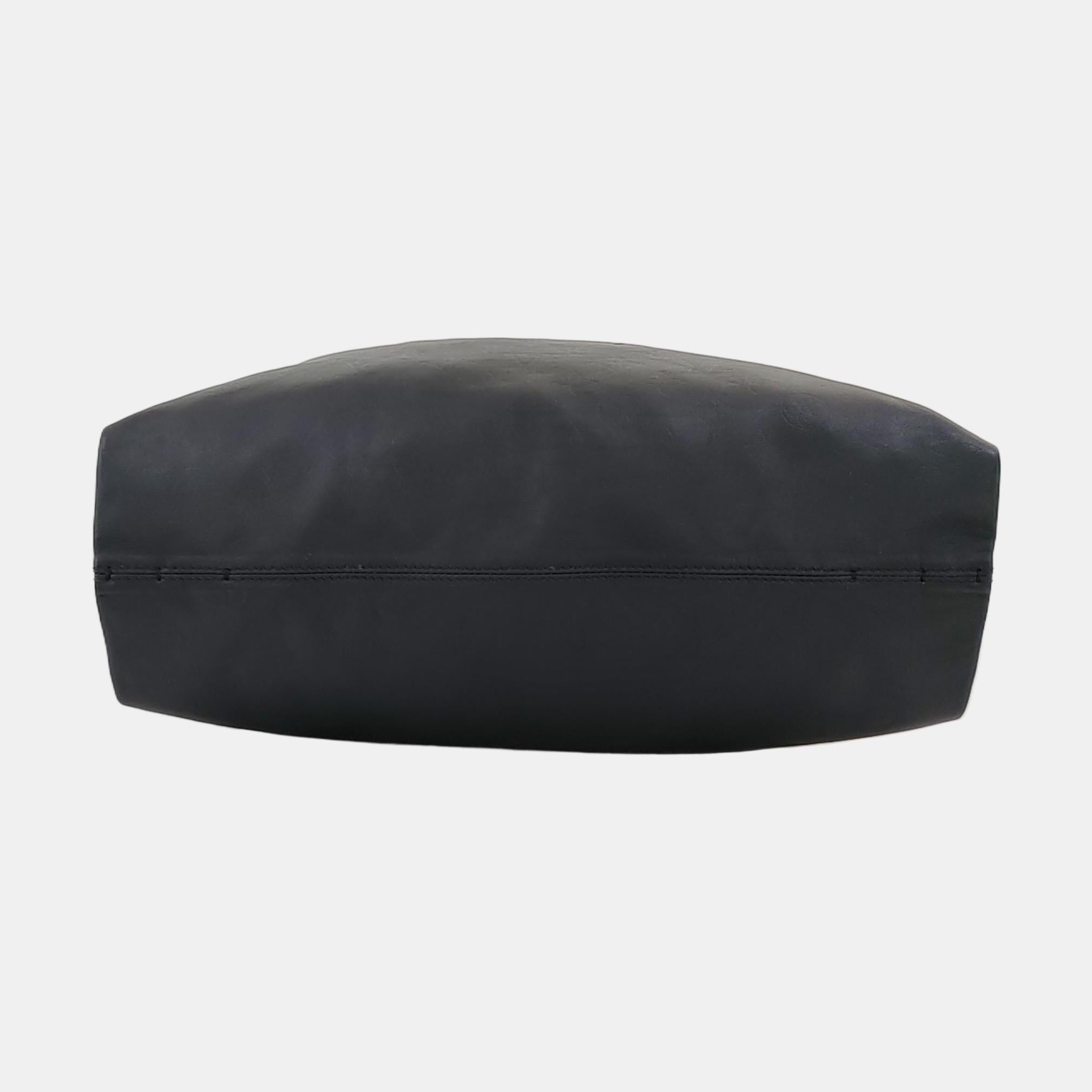 Louis Vuitton Atlantis Large Black Monogram Leather Bucket Bag with Pouch For Sale 3