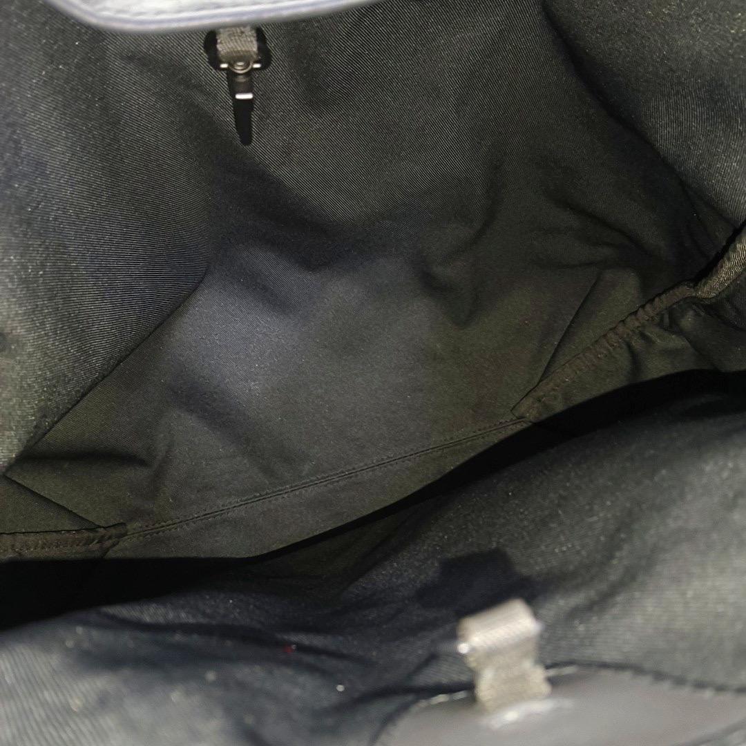 Louis Vuitton Atlantis Large Black Monogram Leather Bucket Bag with Pouch For Sale 4