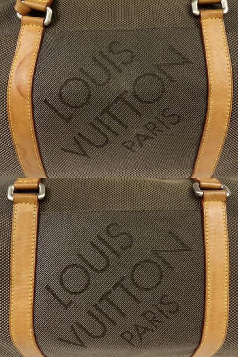 Louis Vuitton Attaquant Duffle Khaki Terre Damier Geant Boston 232363 Brown 5