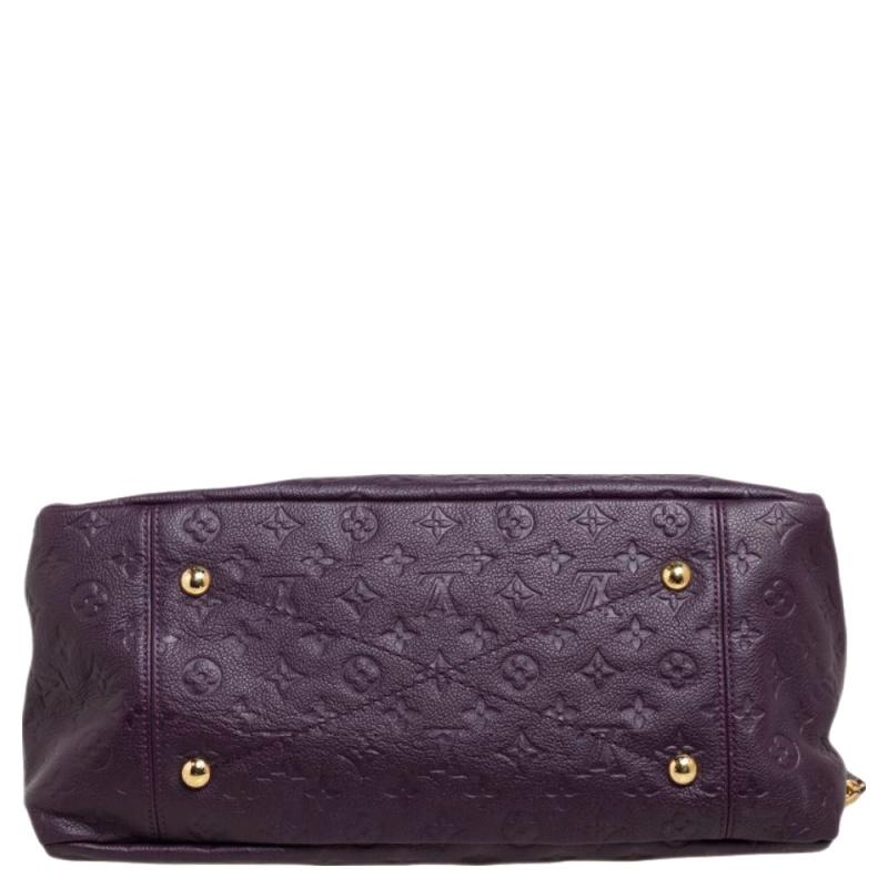 Women's Louis Vuitton Aube Monogram Empreinte Leather Artsy MM Bag
