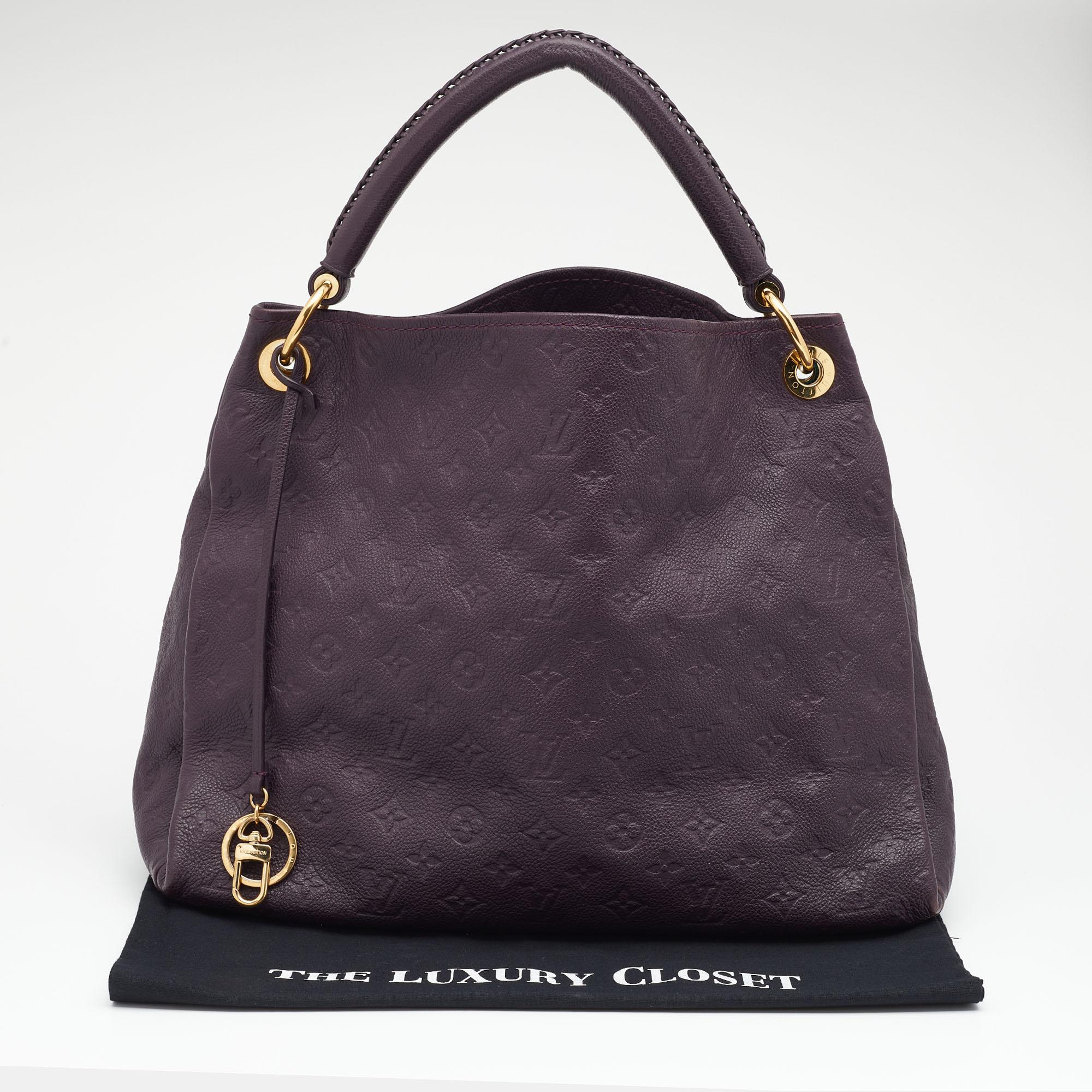 Louis Vuitton Aube Monogram Empreinte Leather Artsy MM Bag at