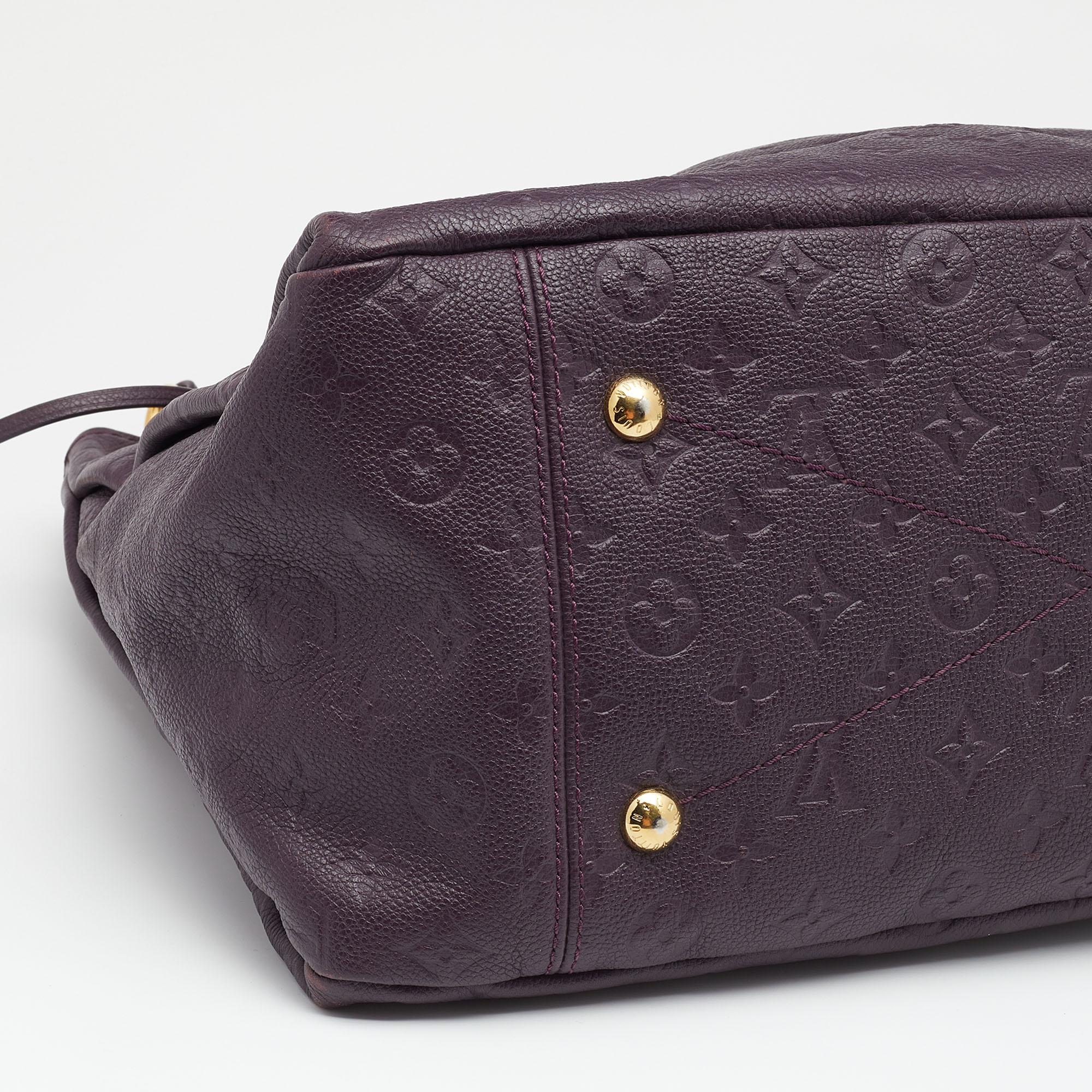 Women's Louis Vuitton Aube Monogram Empreinte Leather Artsy MM Bag