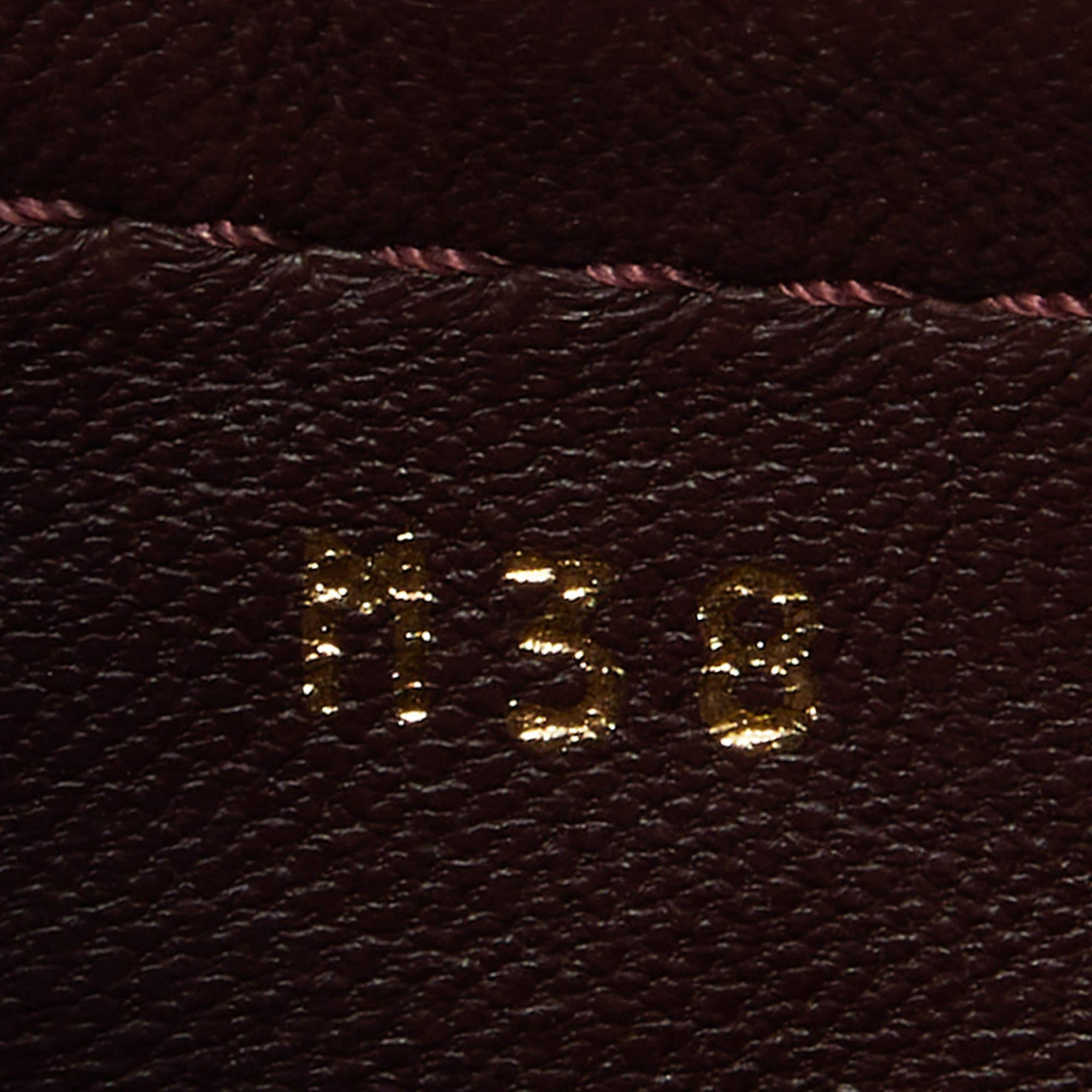 Louis Vuitton Aube Monogram Empreinte Leather Gloria Flat Loafers Size 38 3