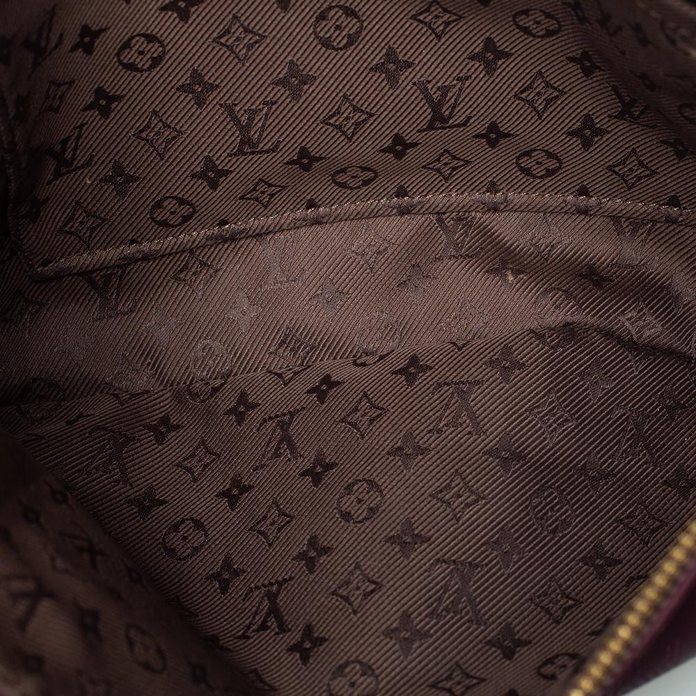 Louis Vuitton Aubergine Mahina Leather Onatah Pochette Bag 2