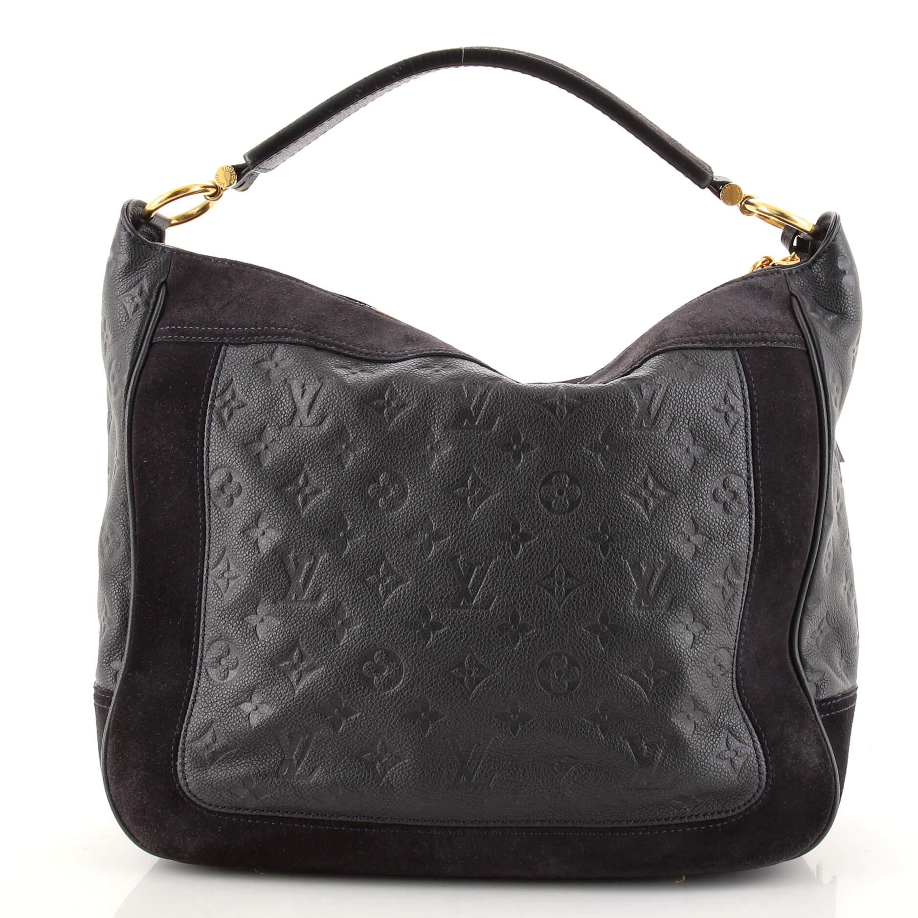 Black Louis Vuitton Audacieuse Handbag Monogram Empreinte Leather MM