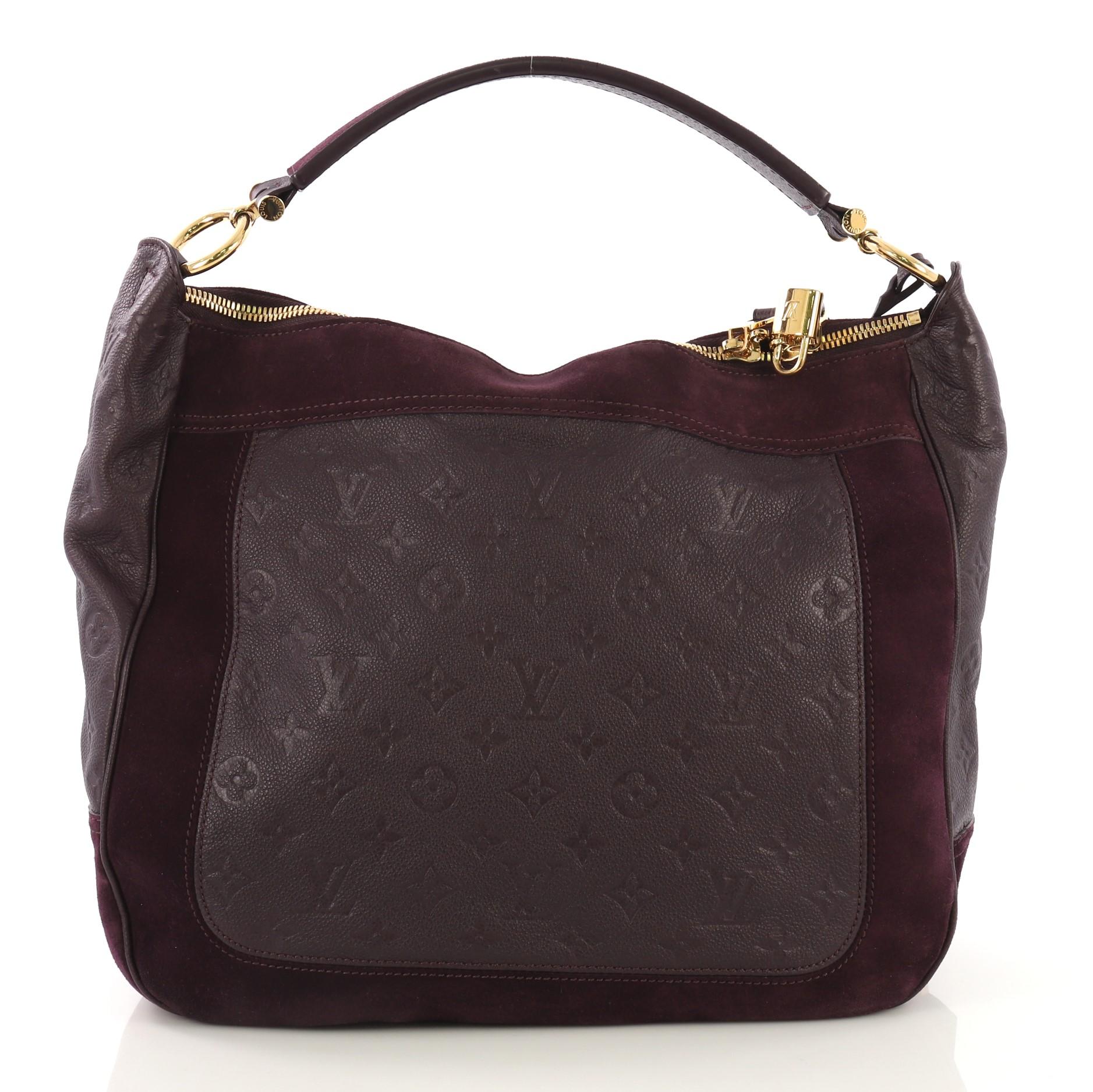 Louis Vuitton Audacieuse Handbag Monogram Empreinte Leather MM In Good Condition In NY, NY