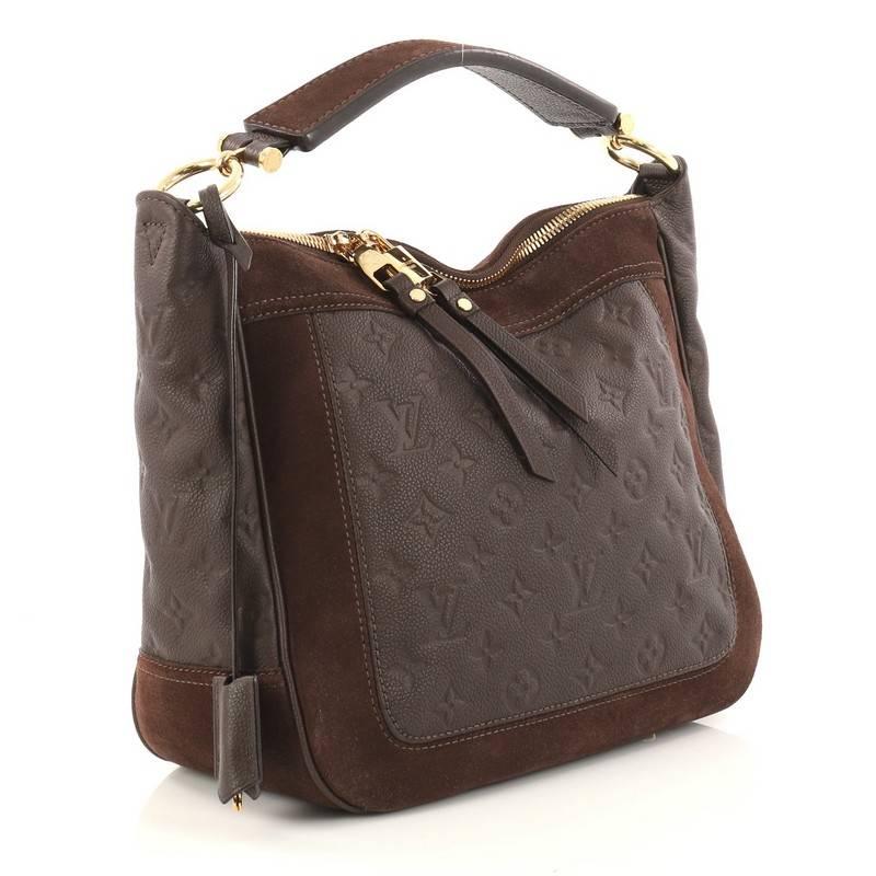 Black Louis Vuitton Audacieuse Handbag Monogram Empreinte Leather PM