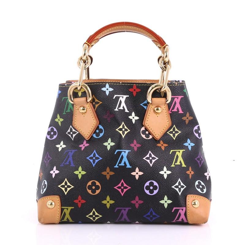 Black Louis Vuitton Audra Handbag Monogram Multicolor