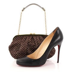 Louis Vuitton Aumoniere Evening Bag Monogram Satin