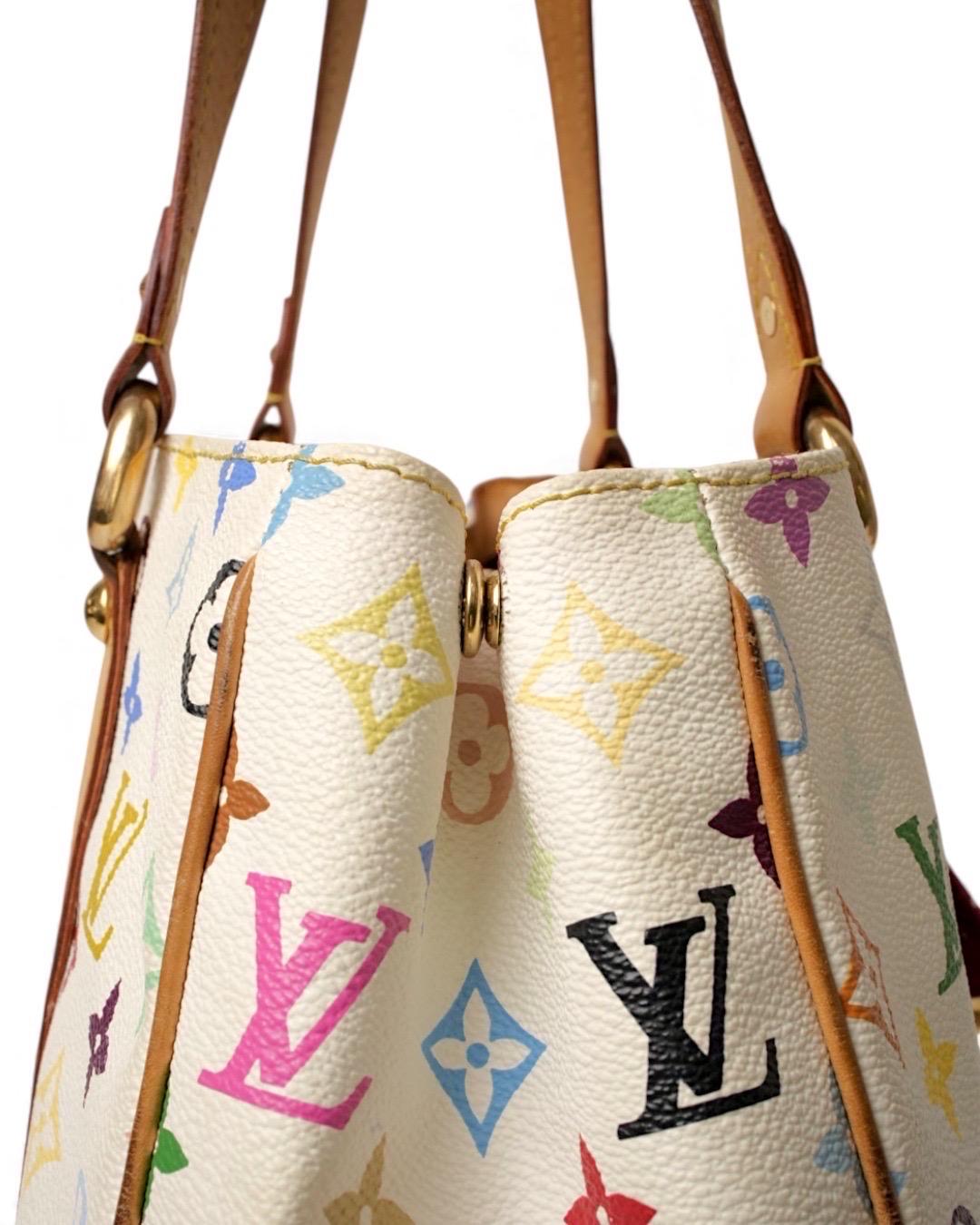 Louis Vuitton Aurelia GM Multicolor Bianca For Sale 5