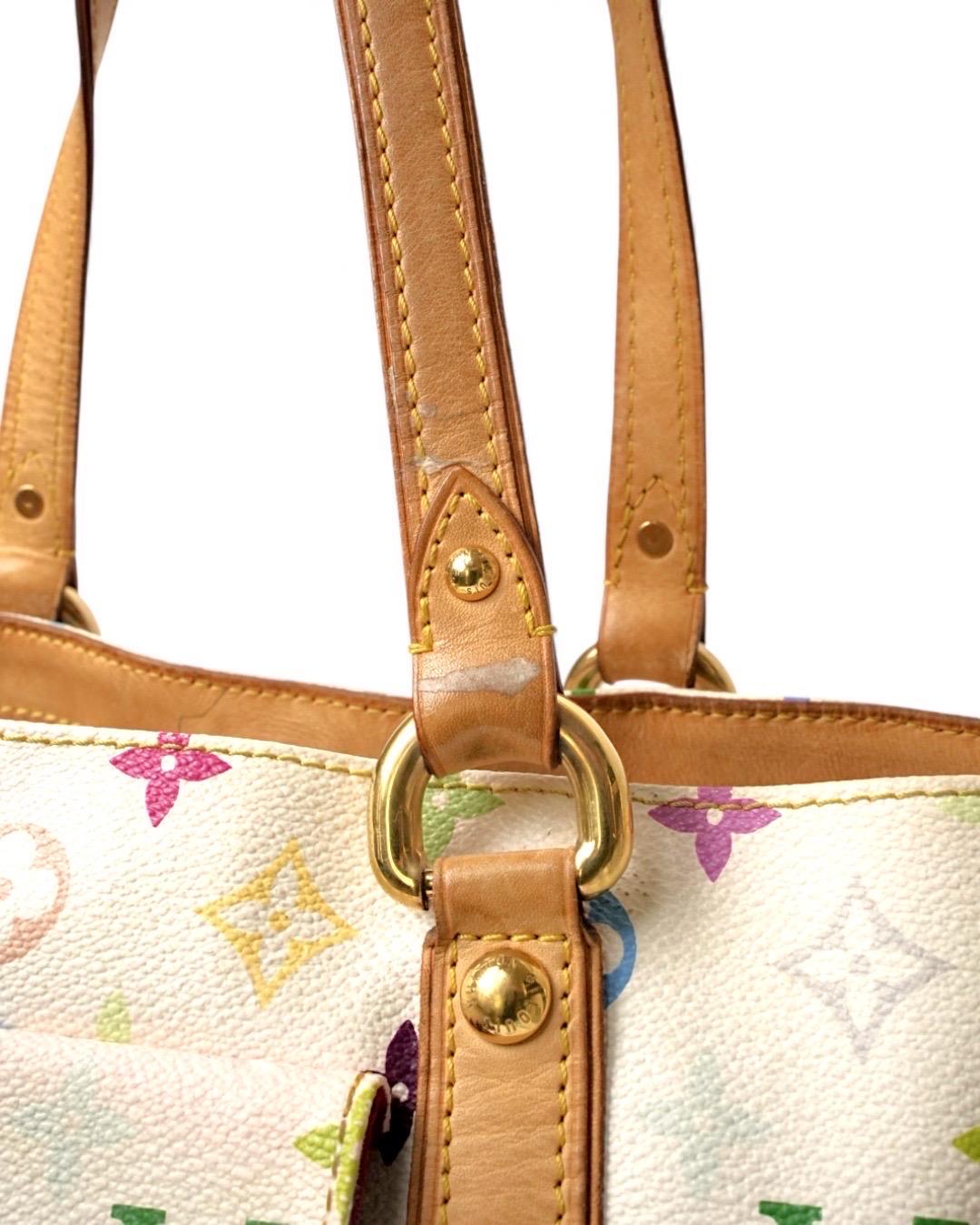 Louis Vuitton Aurelia GM Multicolor Bianca For Sale 6