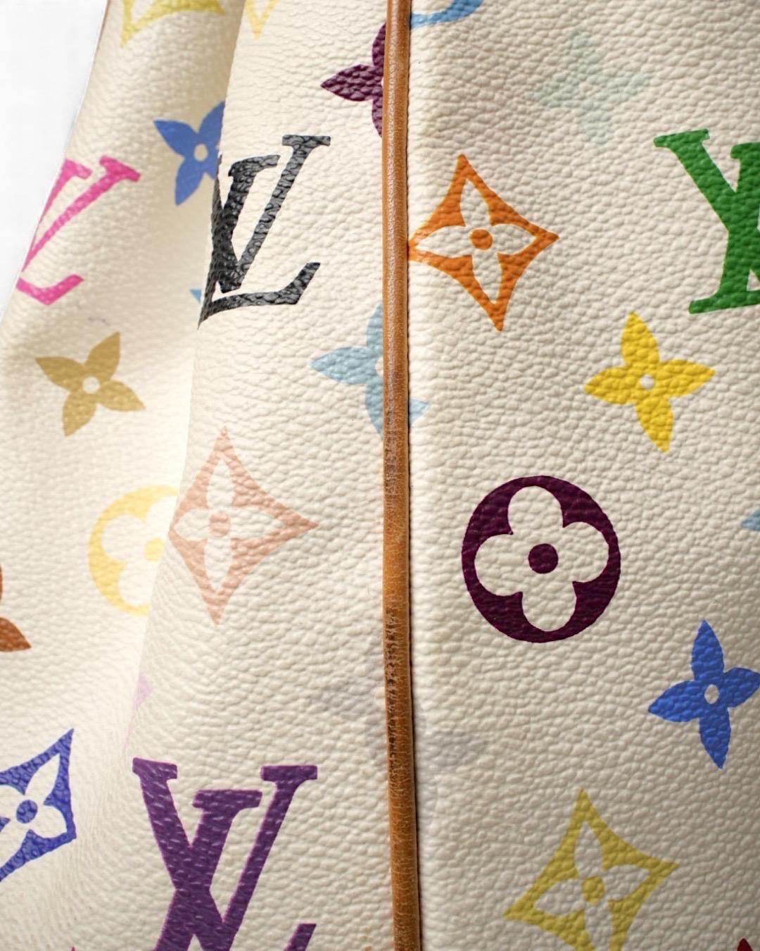 Louis Vuitton Aurelia GM Multicolor Bianca For Sale 7