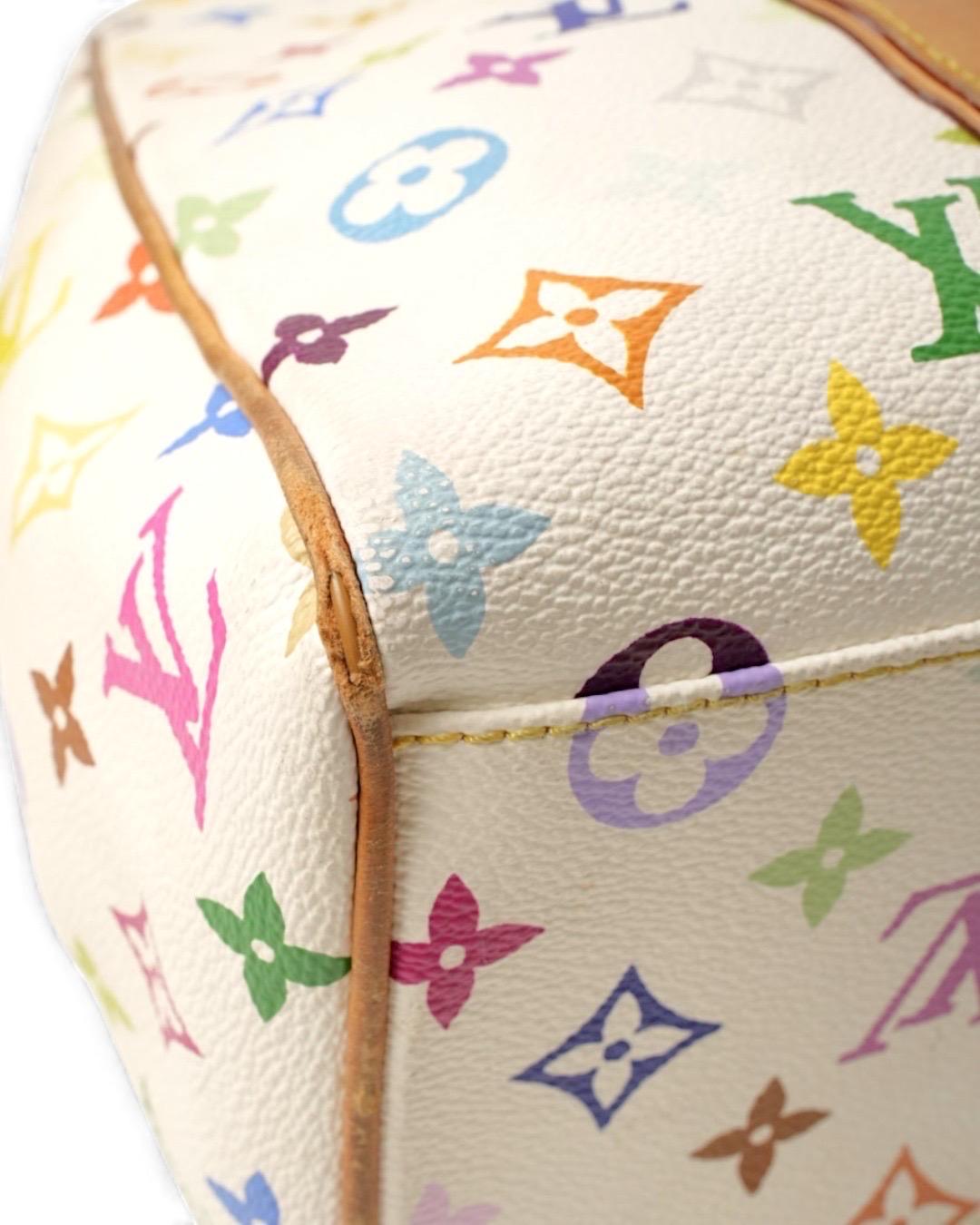 Louis Vuitton Aurelia GM Multicolor Bianca For Sale 8