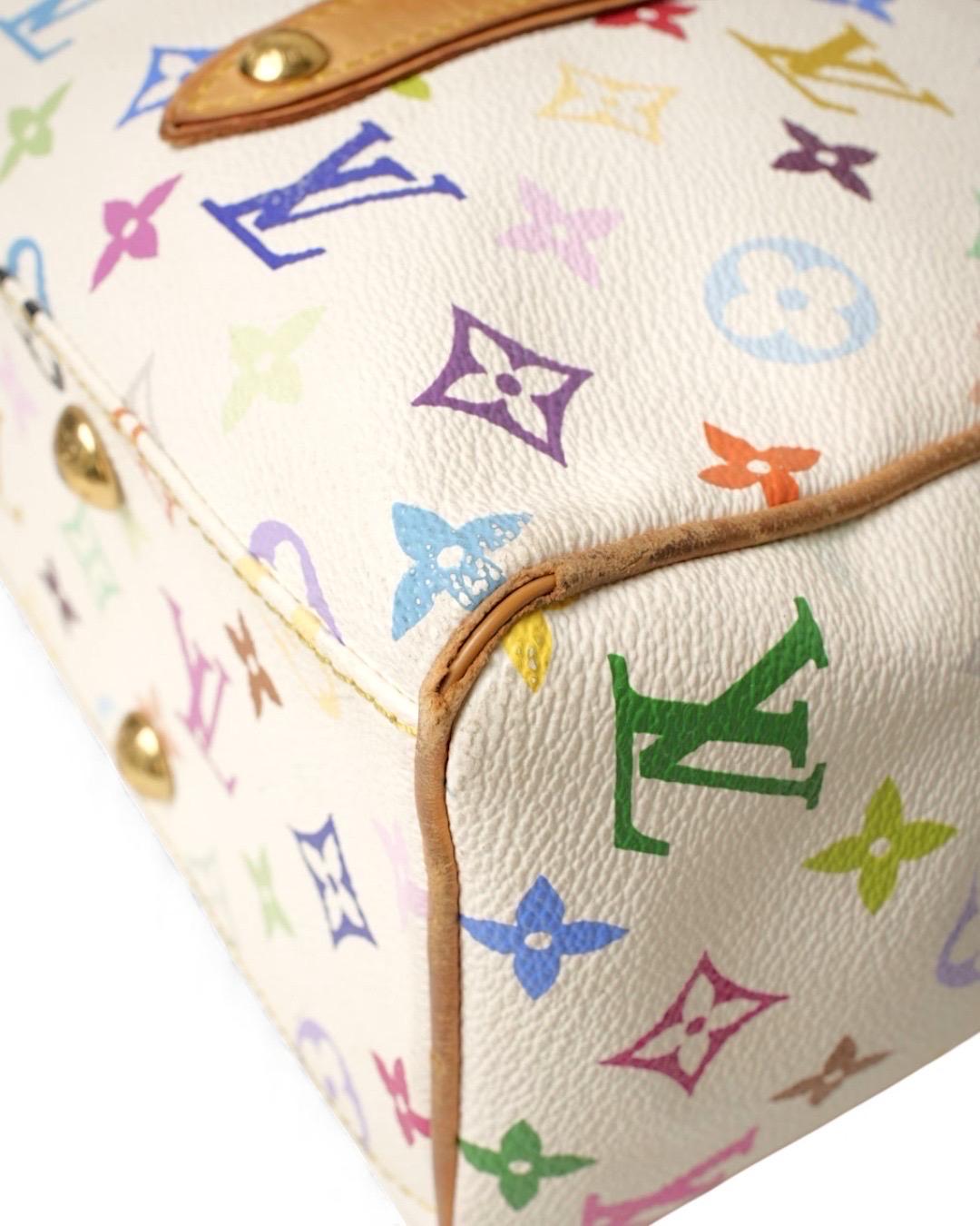 Louis Vuitton Aurelia GM Multicolor Bianca For Sale 9