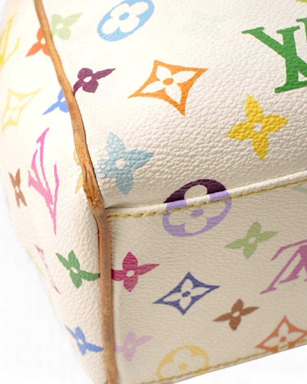 Louis Vuitton Aurelia GM Multicolor Bianca For Sale 11