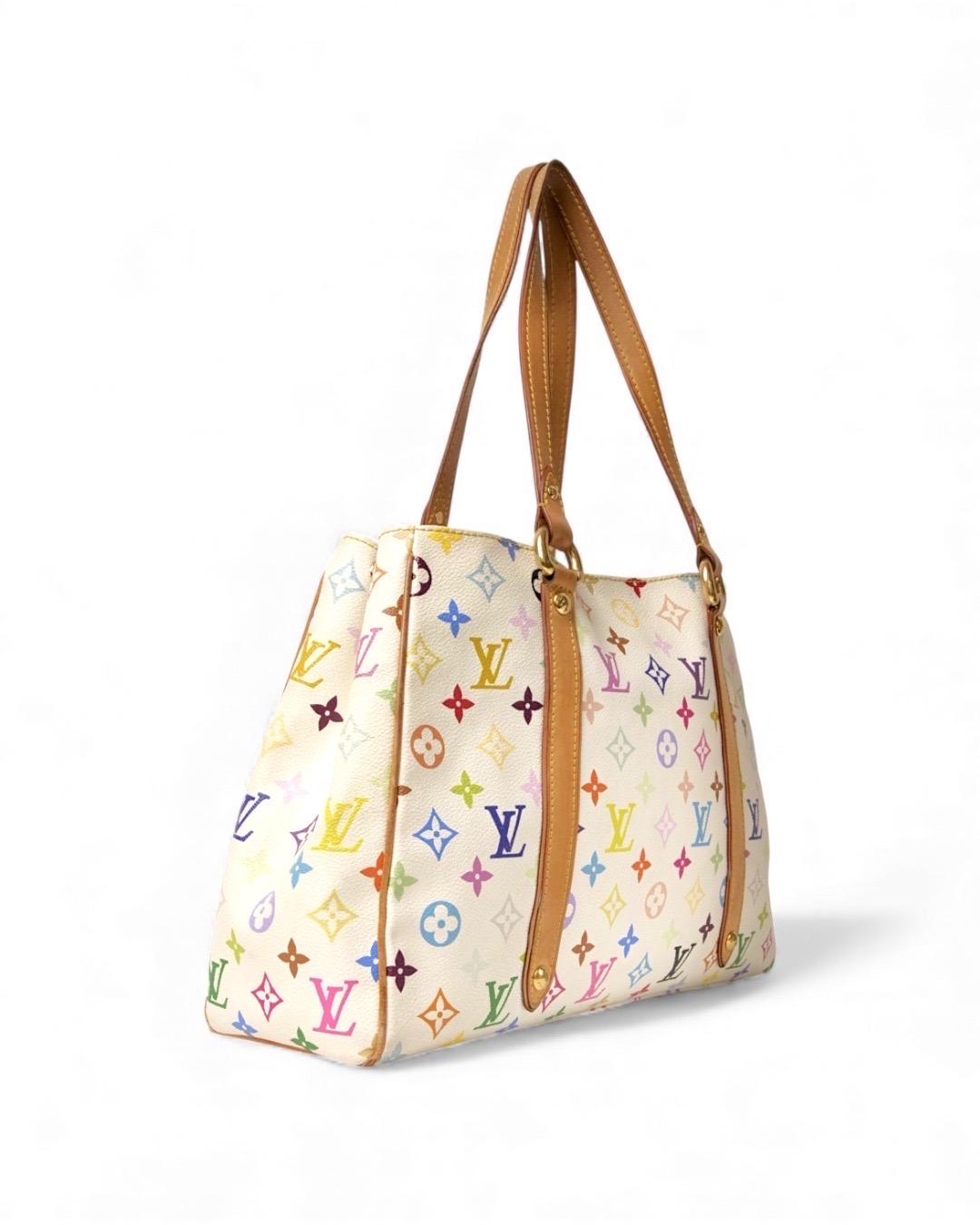 Louis Vuitton Aurelia GM Multicolor Bianca For Sale 1