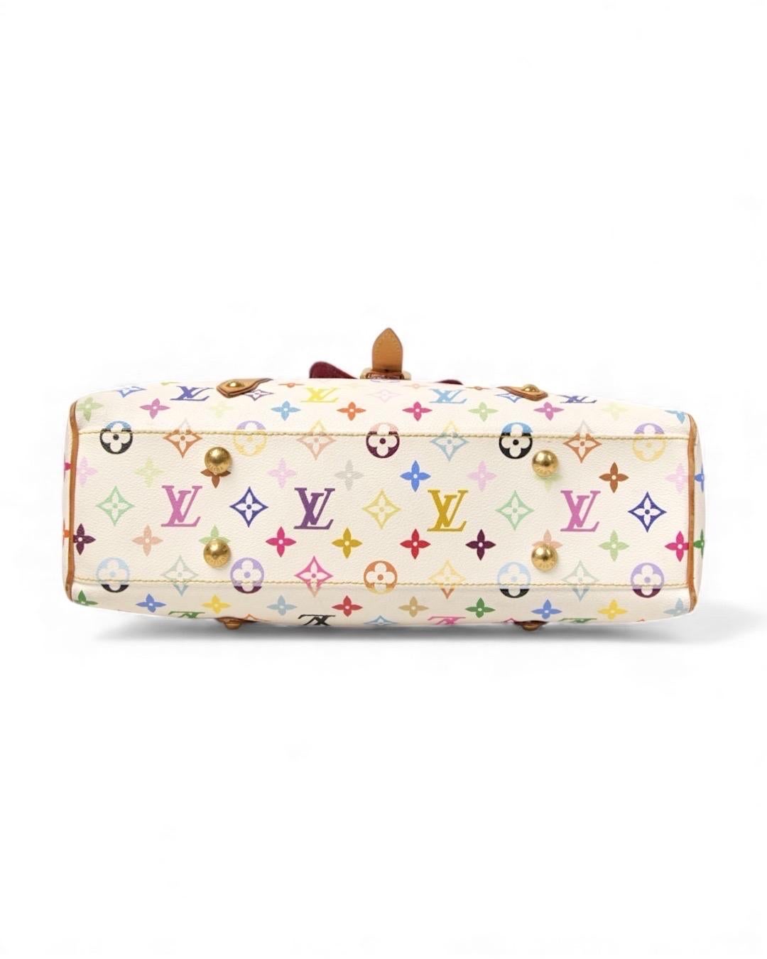 Louis Vuitton Aurelia GM Multicolor Bianca For Sale 2