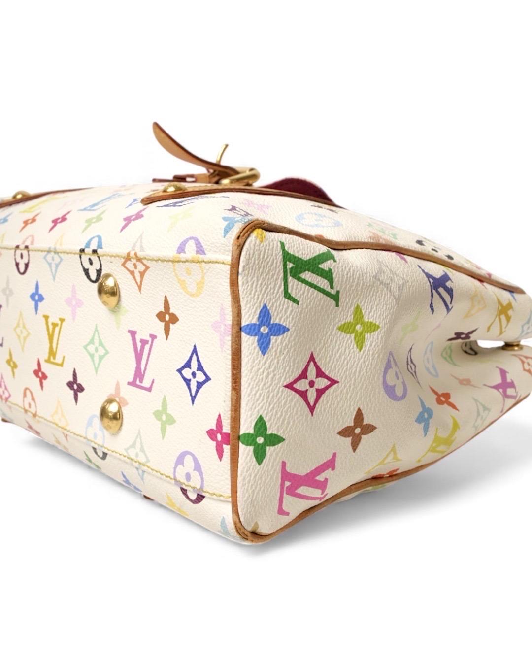 Louis Vuitton Aurelia GM Multicolor Bianca For Sale 3