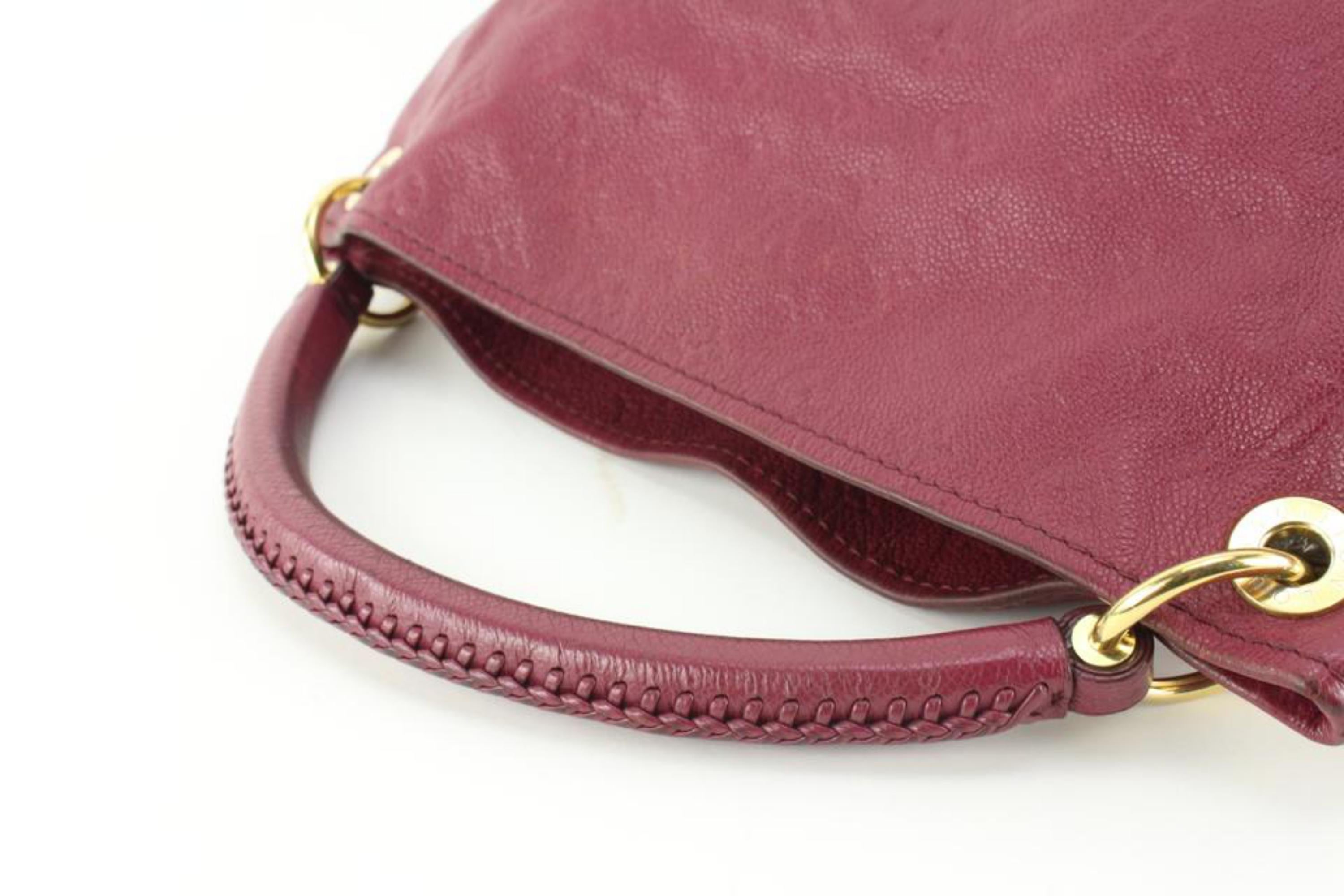 Louis Vuitton Aurore Empreinte Artsy MM Hobo Bag 42lk613s For Sale 2