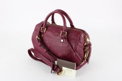 Louis Vuitton Aurore Empreinte Leather Speedy Bandouliere 25 Bag with Strap
