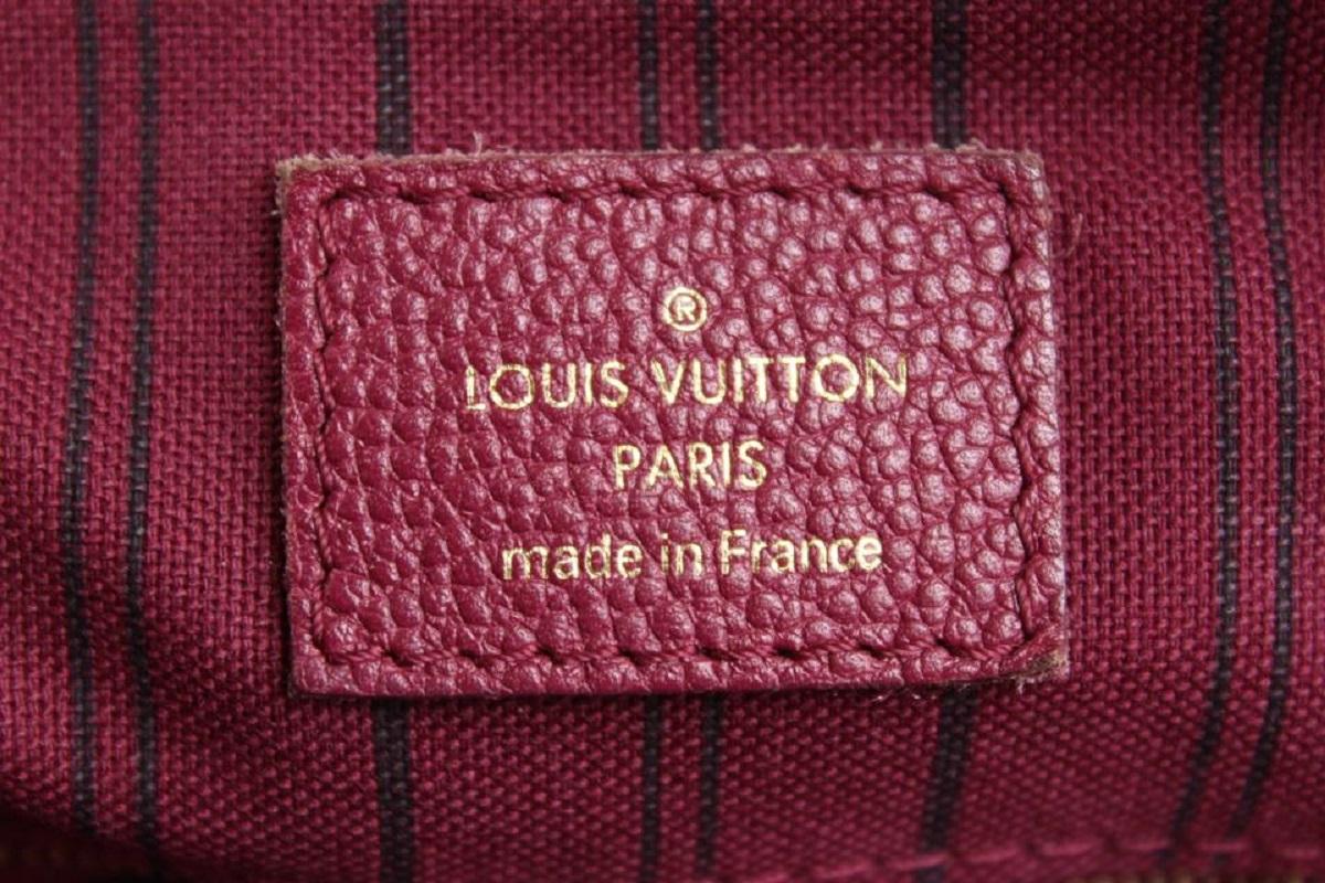 Louis Vuitton Aurore Empreinte en cuir Speedy Bandouliere 25 avec lanière Pour femmes en vente