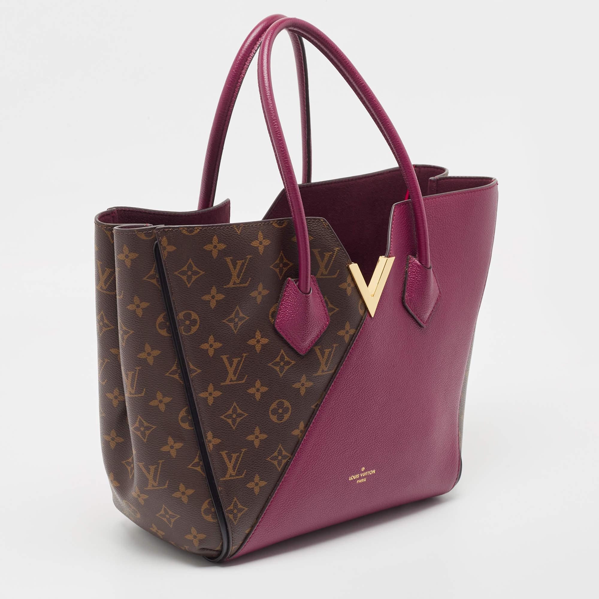 Louis Vuitton Aurore Kimono MM Tasche aus Segeltuch und Leder mit Monogramm aus Segeltuch 6