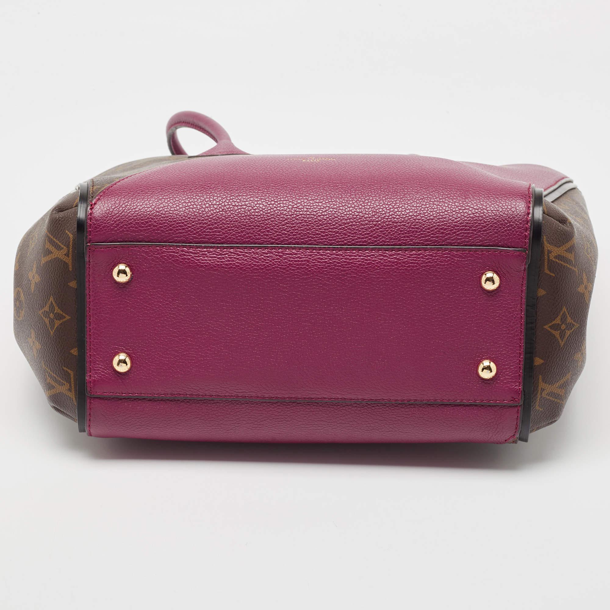 Louis Vuitton Aurore Kimono MM Tasche aus Segeltuch und Leder mit Monogramm aus Segeltuch 7