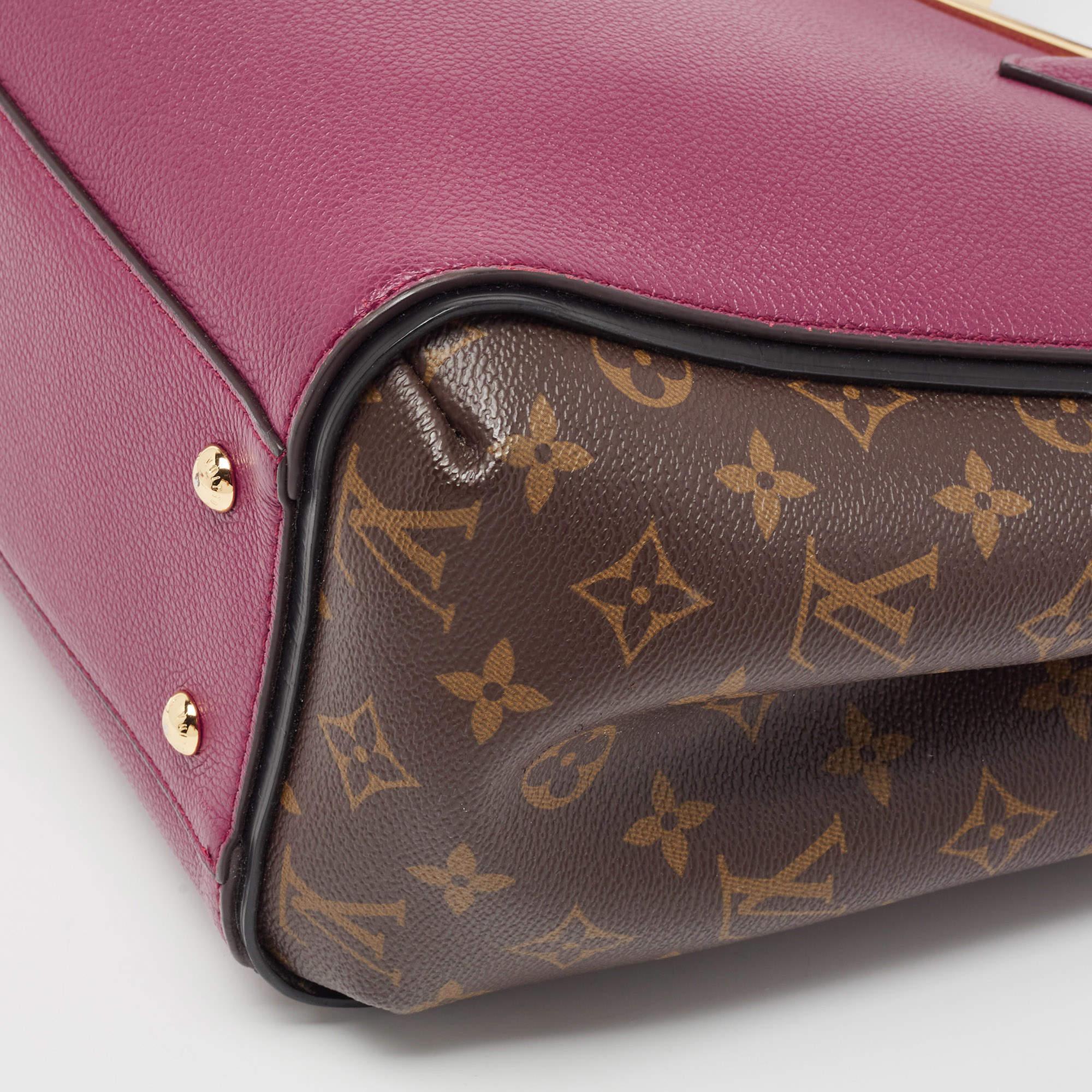 Louis Vuitton Aurore Kimono MM Tasche aus Segeltuch und Leder mit Monogramm aus Segeltuch 9