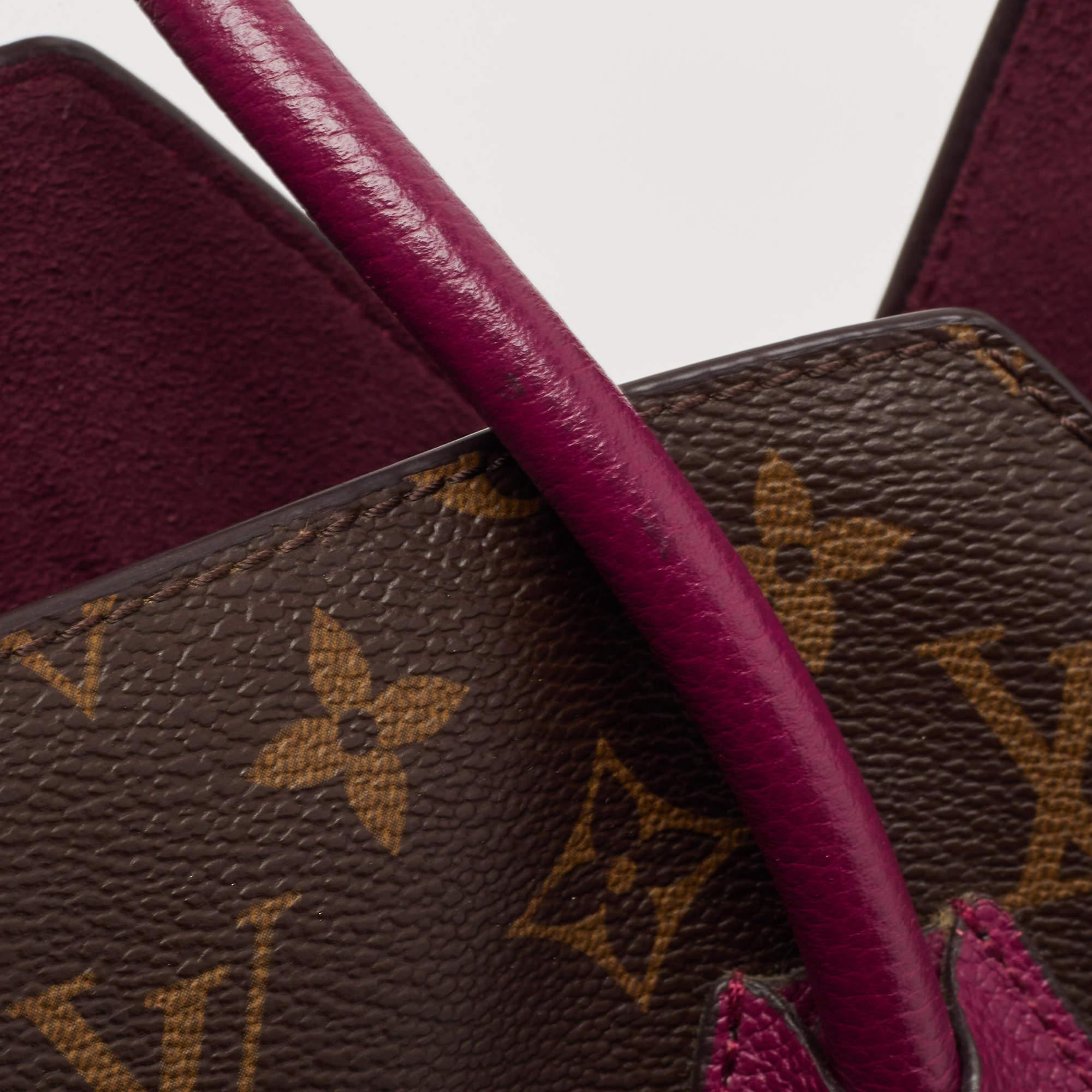 Louis Vuitton Aurore Kimono MM Tasche aus Segeltuch und Leder mit Monogramm aus Segeltuch 3